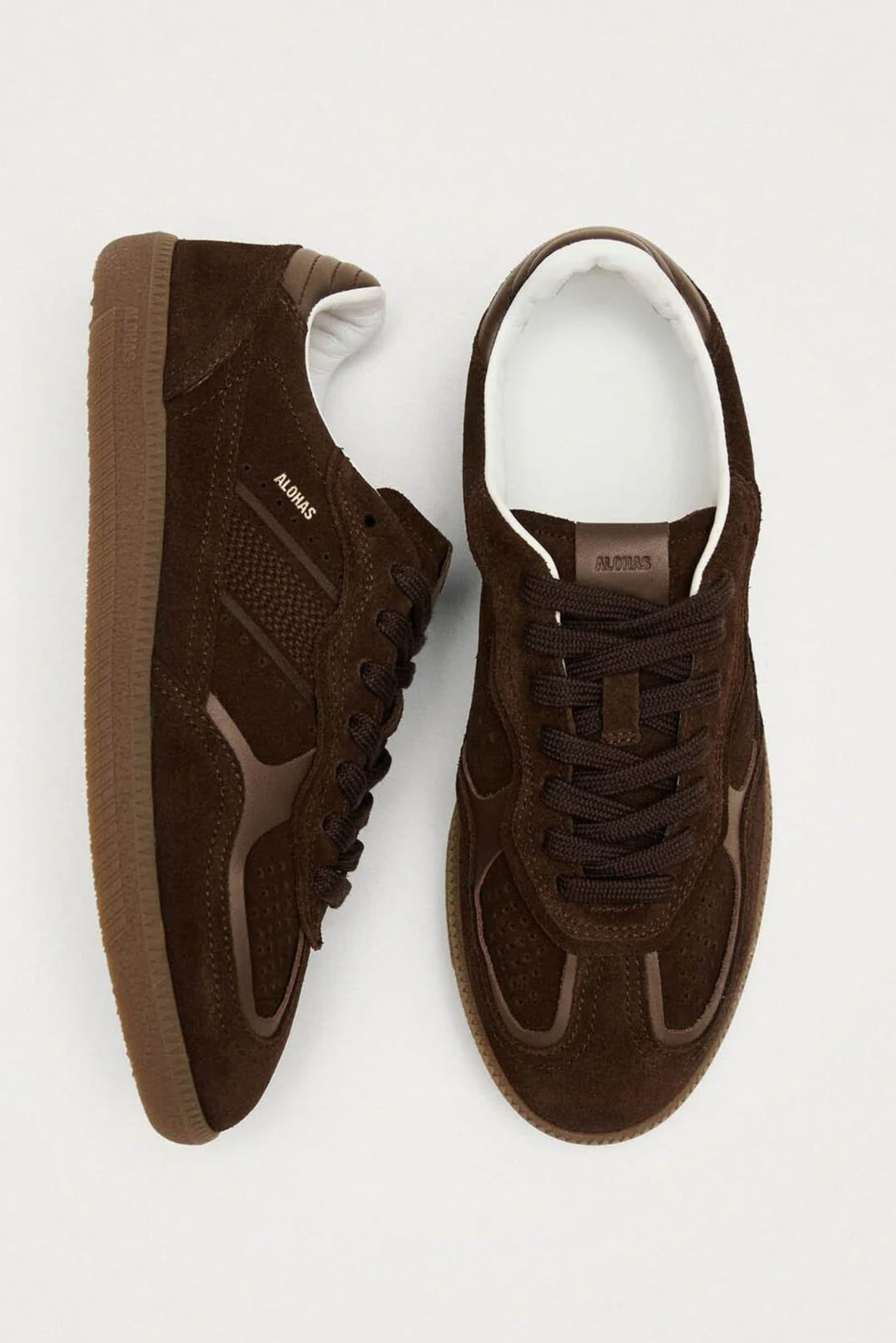Tb.490 Rife Leather Sneakers - Chocolate Brown
