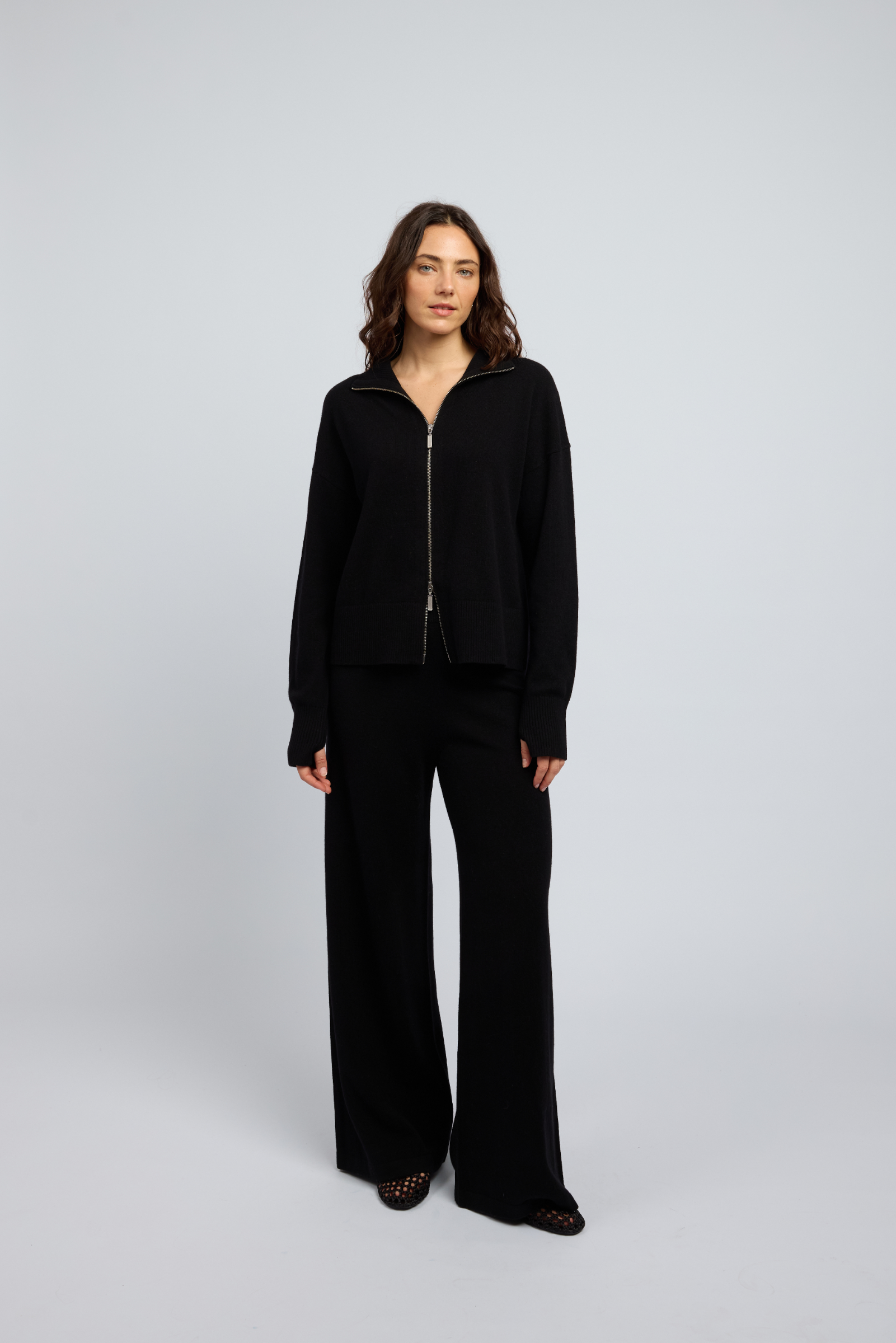 Margot Zip Jacket - Black