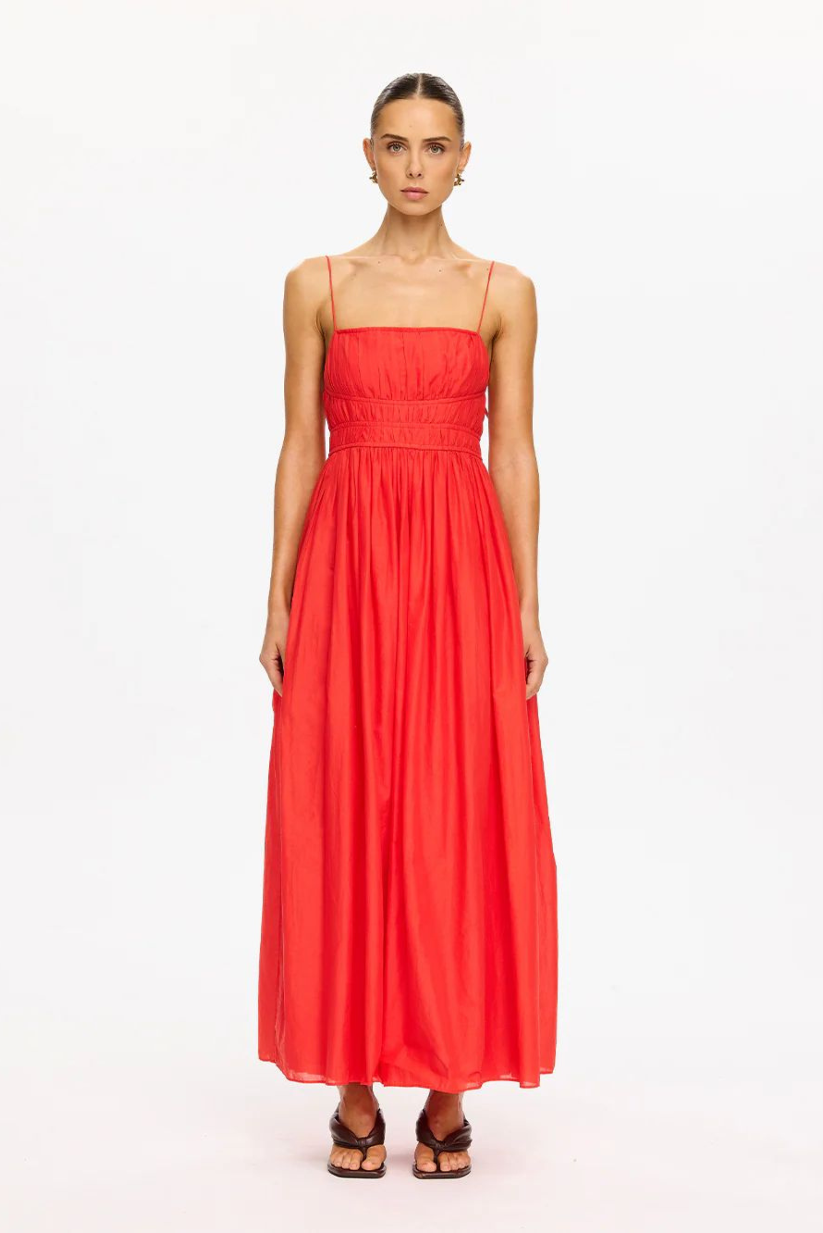 Fiona Maxi Dress - Red