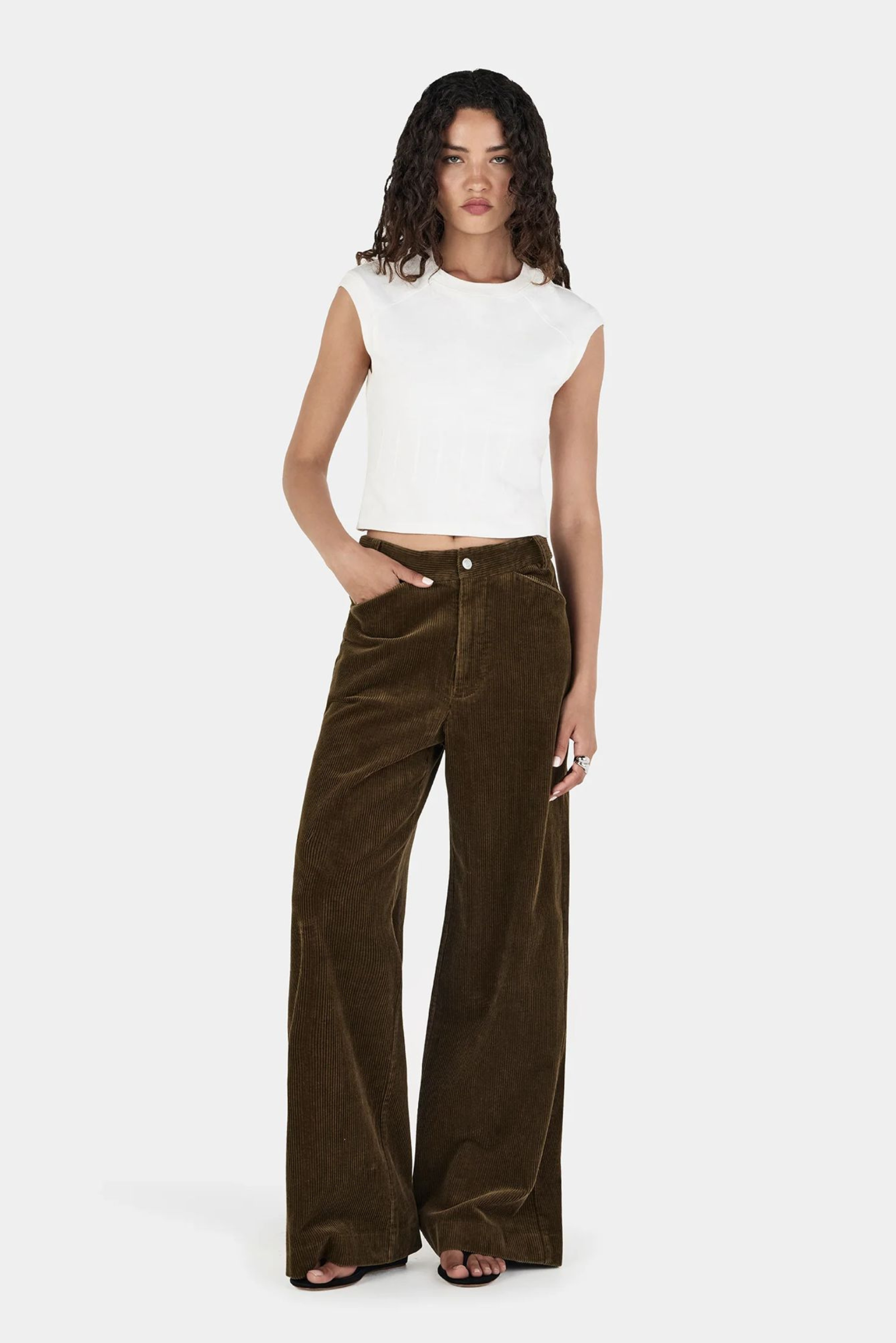 Max Cord Pants - Khaki