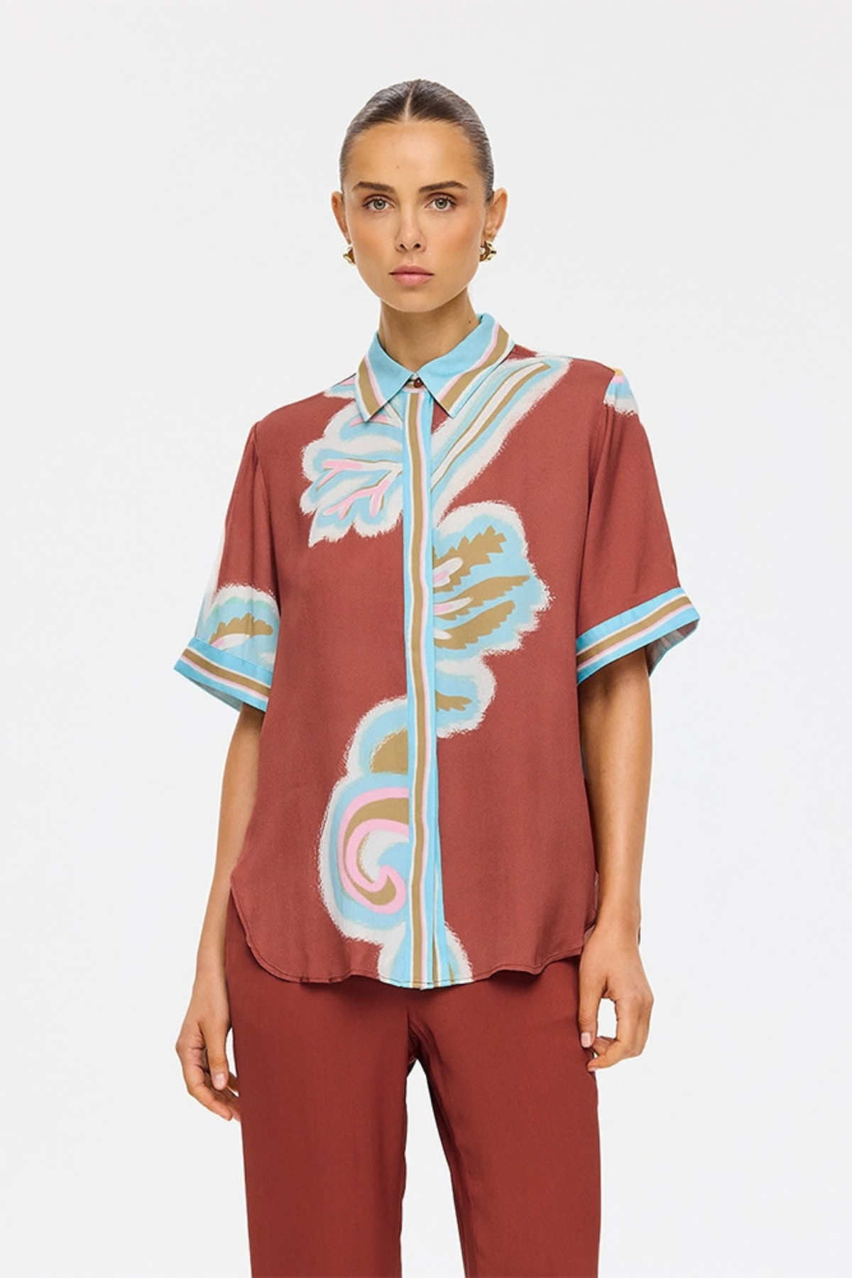 Enzo Shirt - Maroon