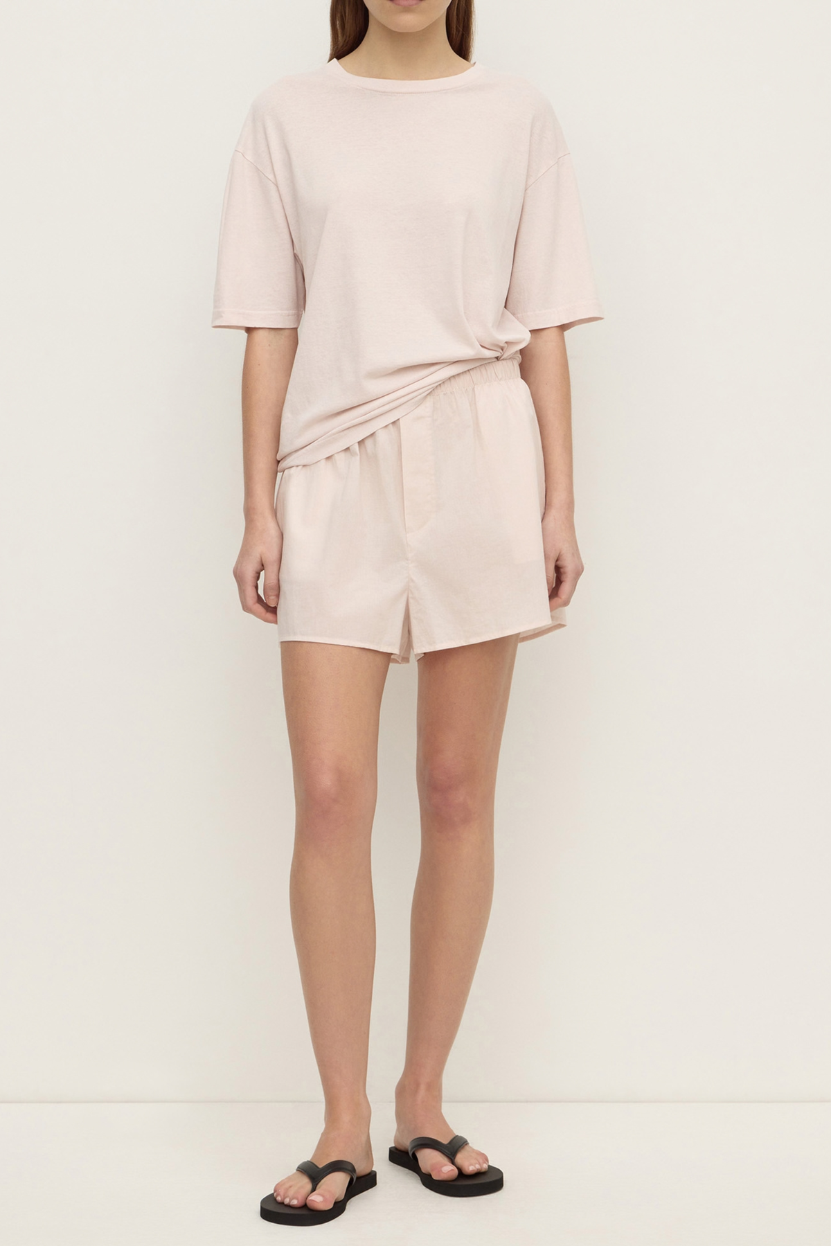Kira Cotton Hemp Tee - Soft Rose