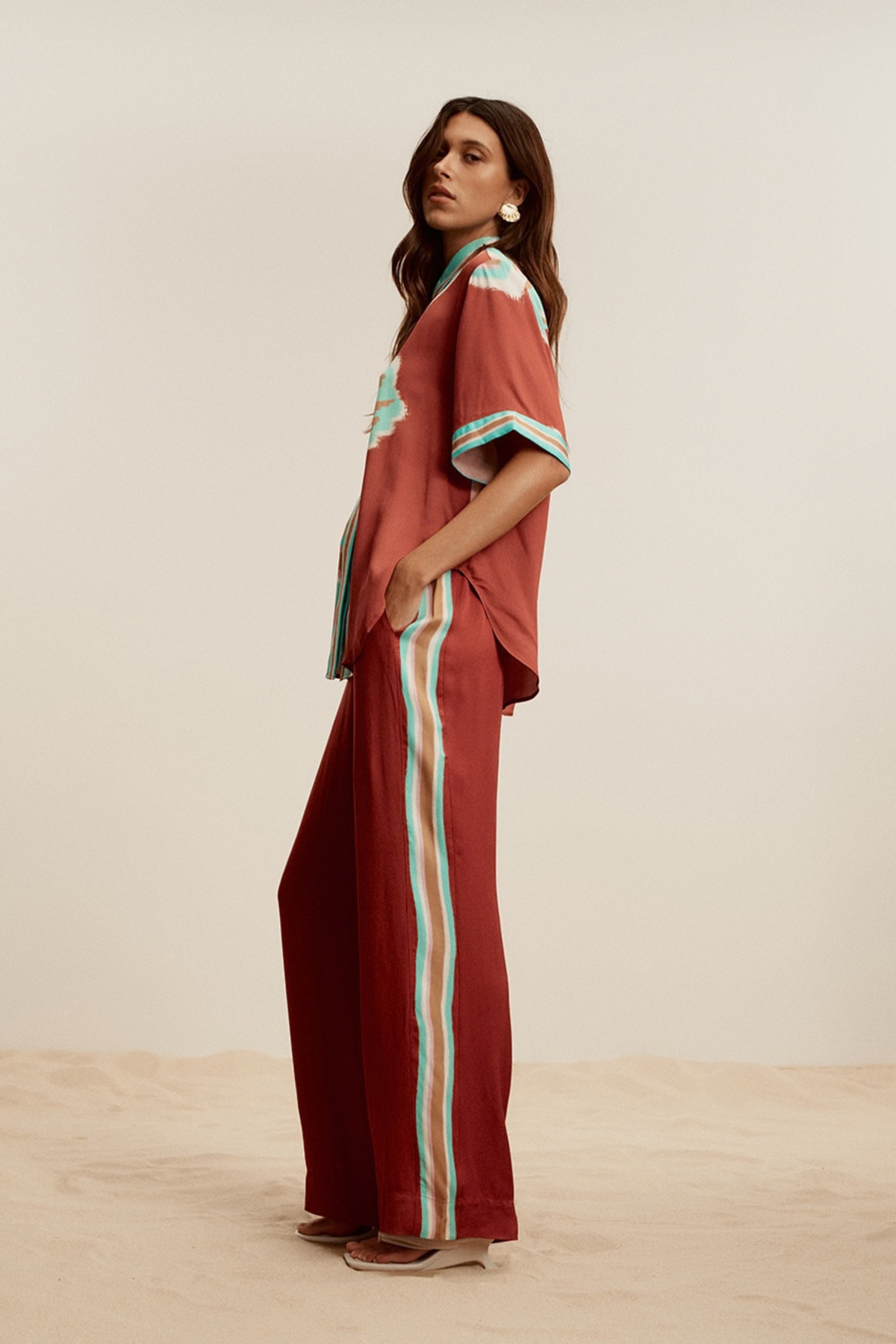 Enzo Pants - Maroon