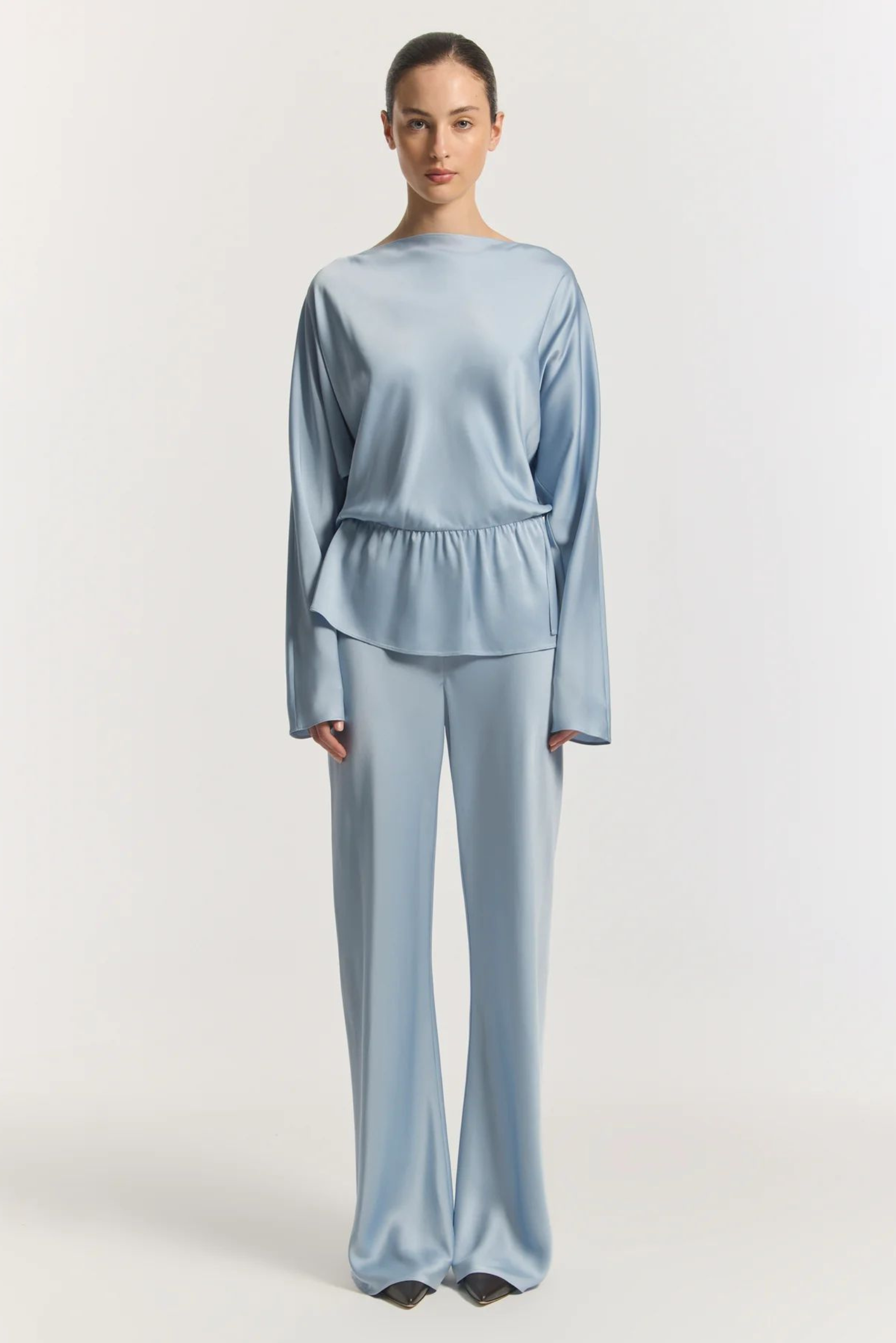 Locket Top - Portrait Blue