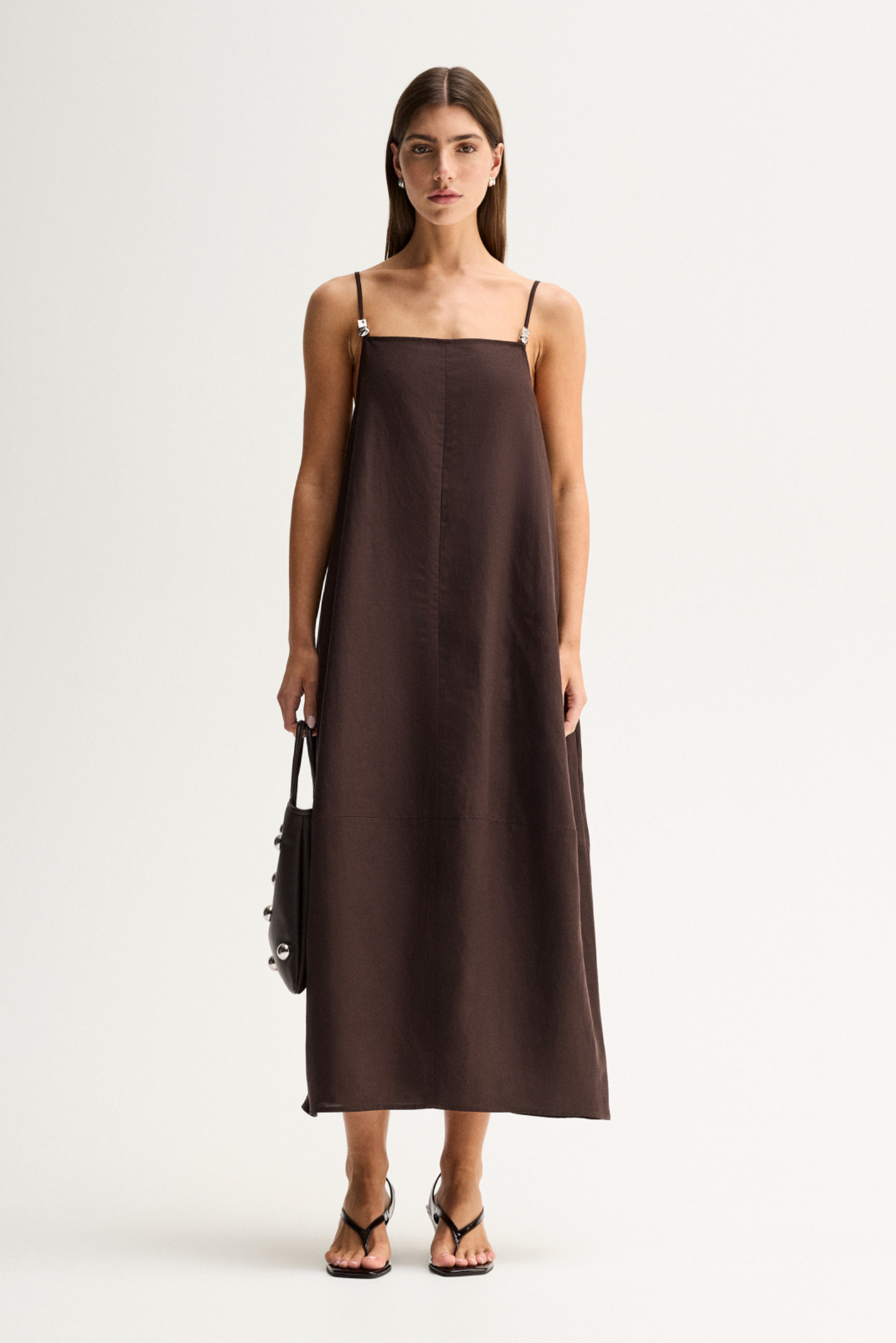 Carlo Maxi Dress - Chocolate