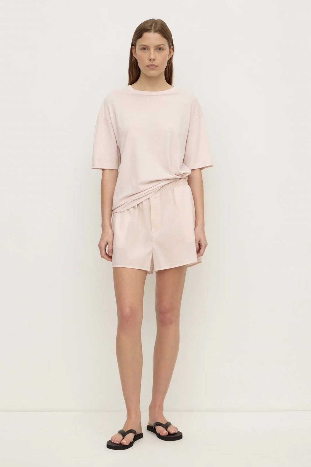 Kira Cotton Hemp Tee - Soft Rose