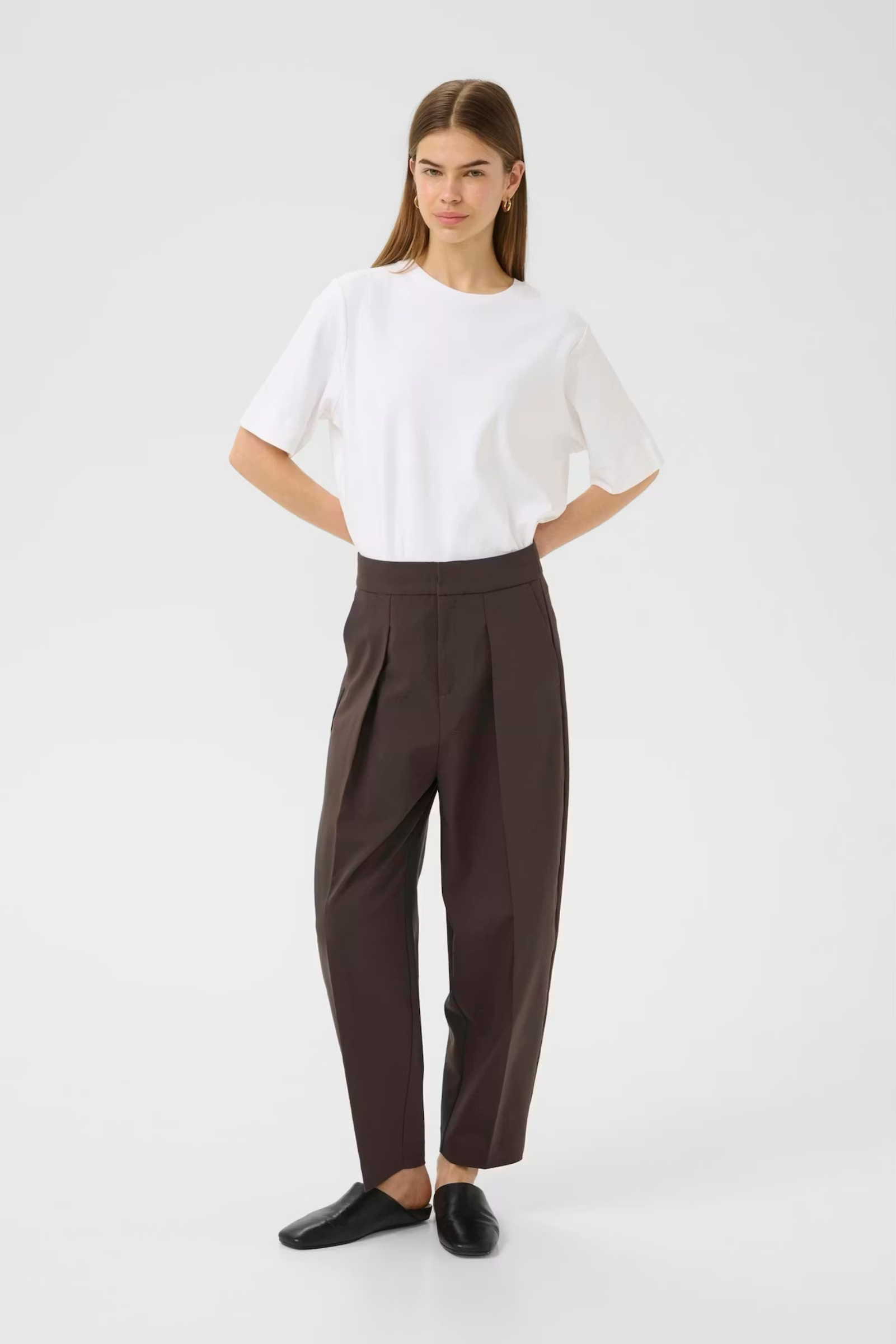 Zella Barrel Pants - Coffee