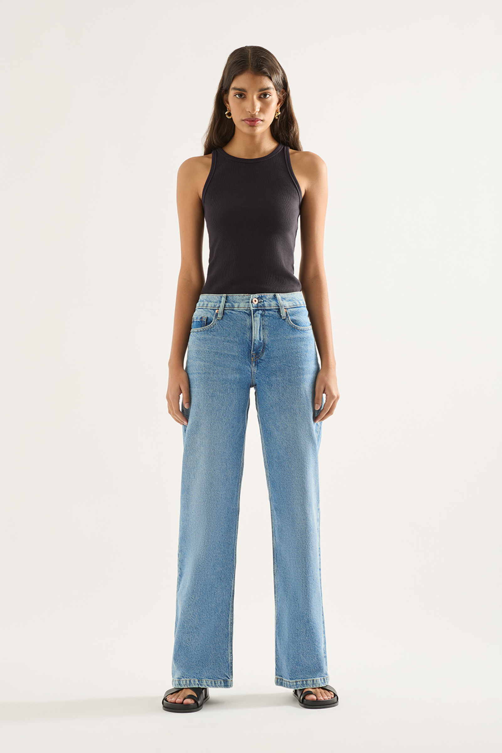 Outland Mia Jeans - Cadence Blue