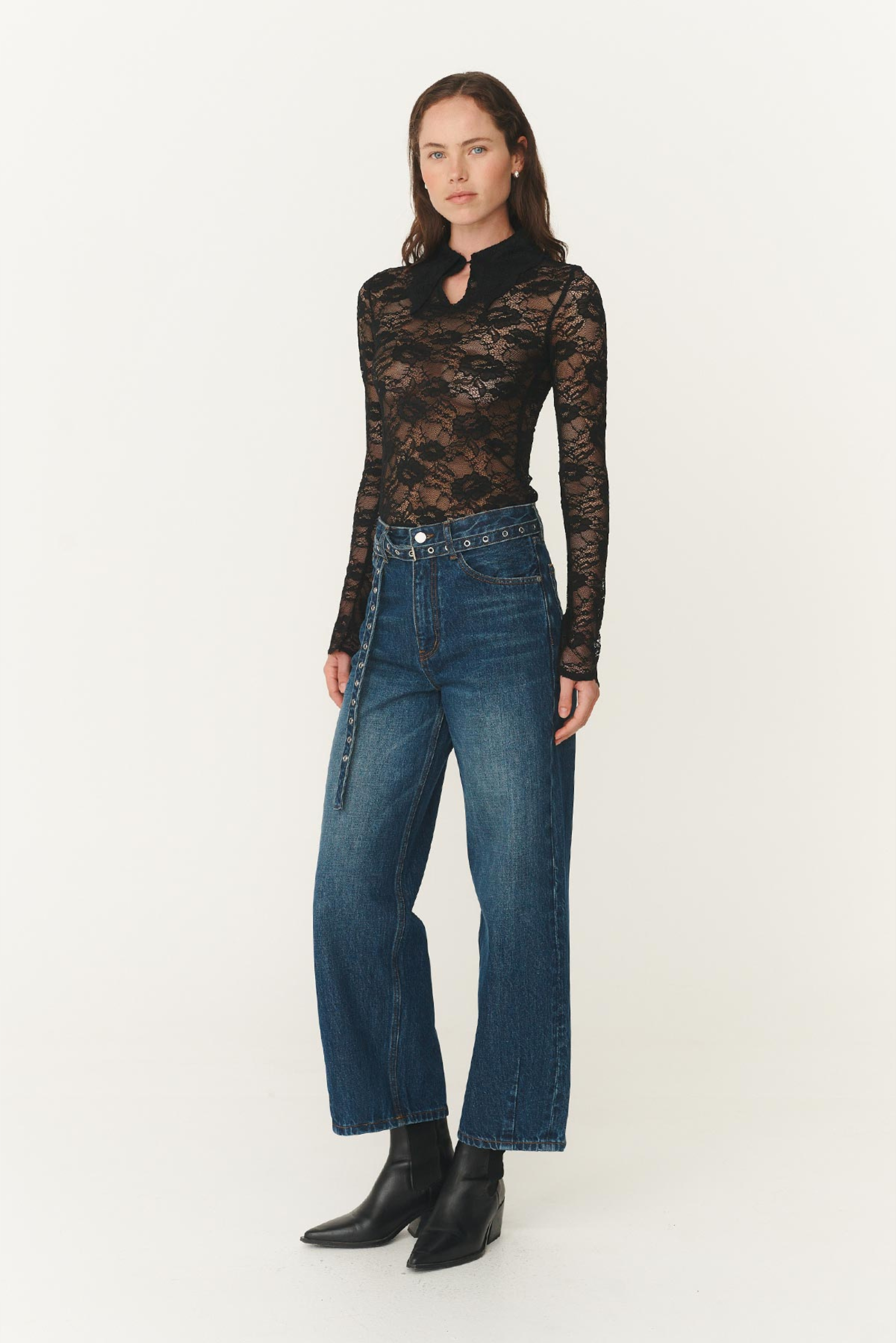 Heritage Barrel Leg Jeans - Indigo