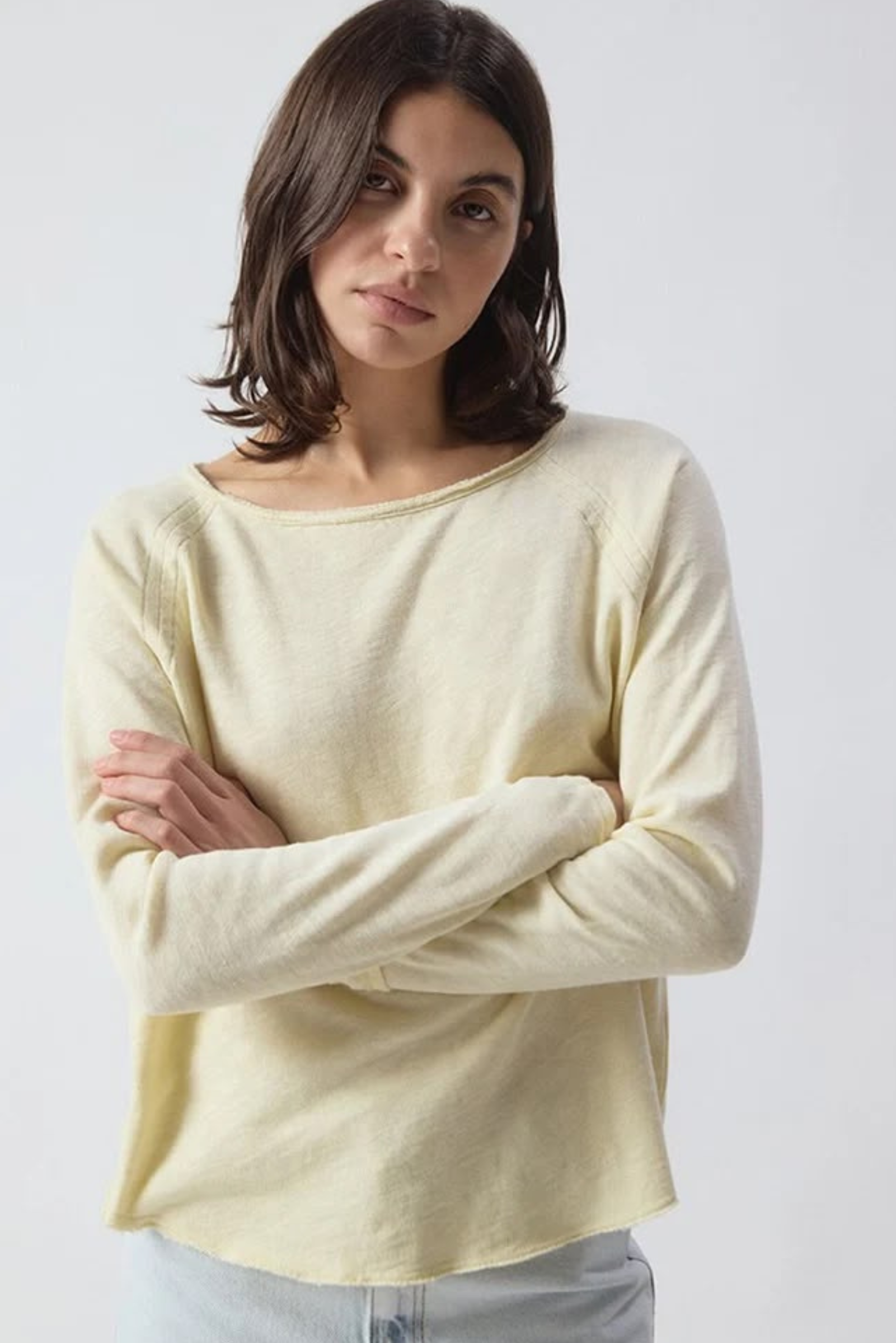 Sonoma L/S Tee - Vanilla