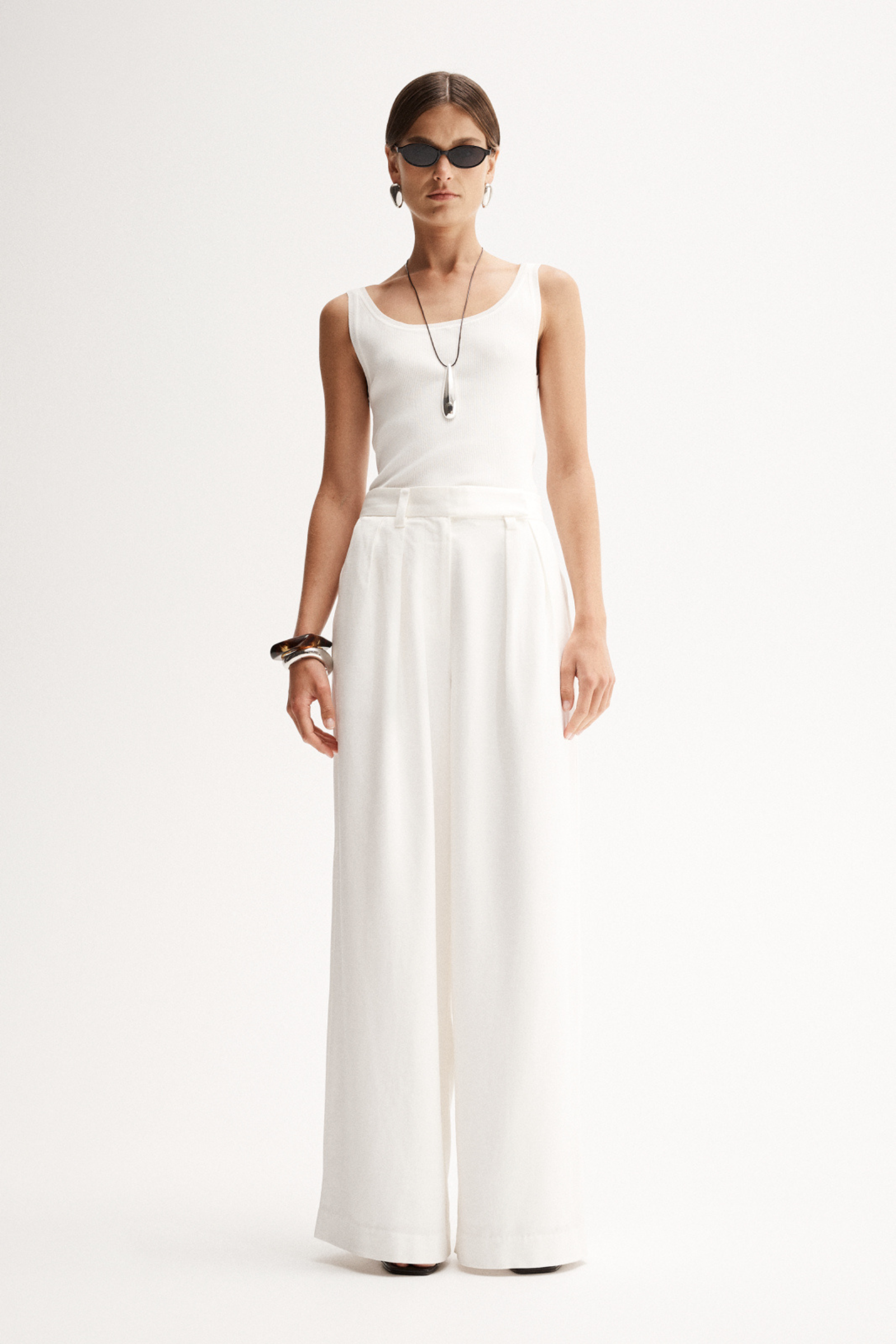Isabella Pants - White