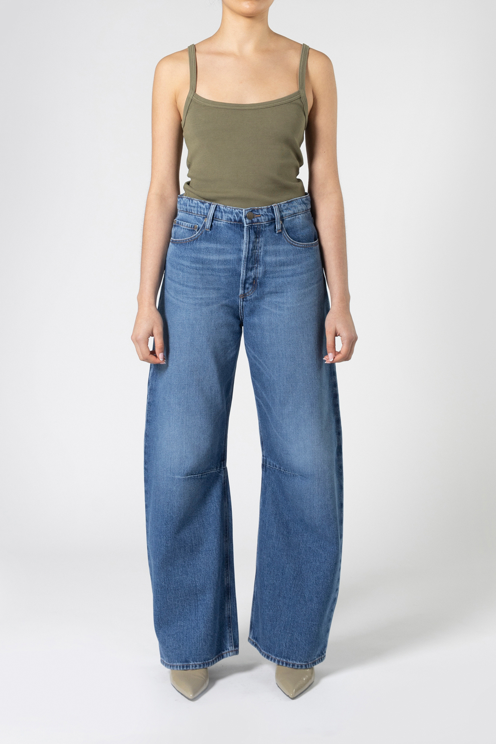 Vera Barrel Leg Jeans - Americana