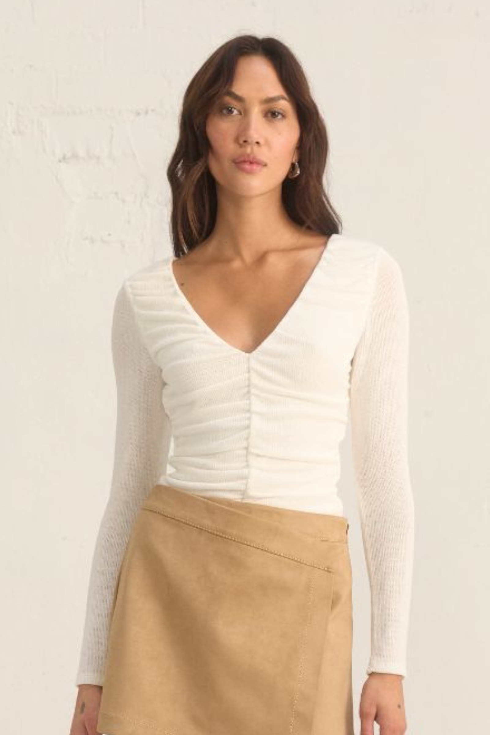 Regenerated Top - Cream