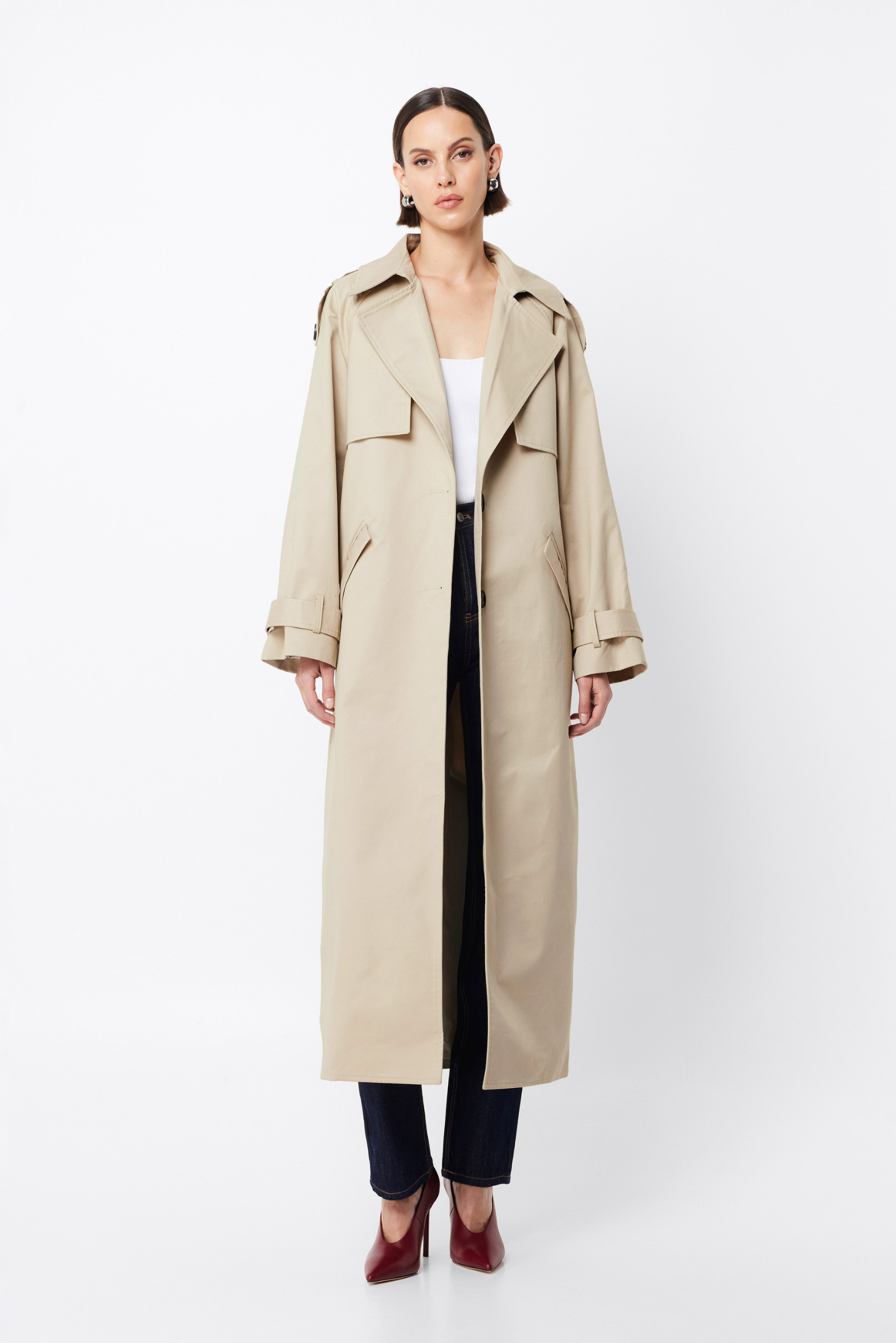 Franklin Trench Coat - Natural