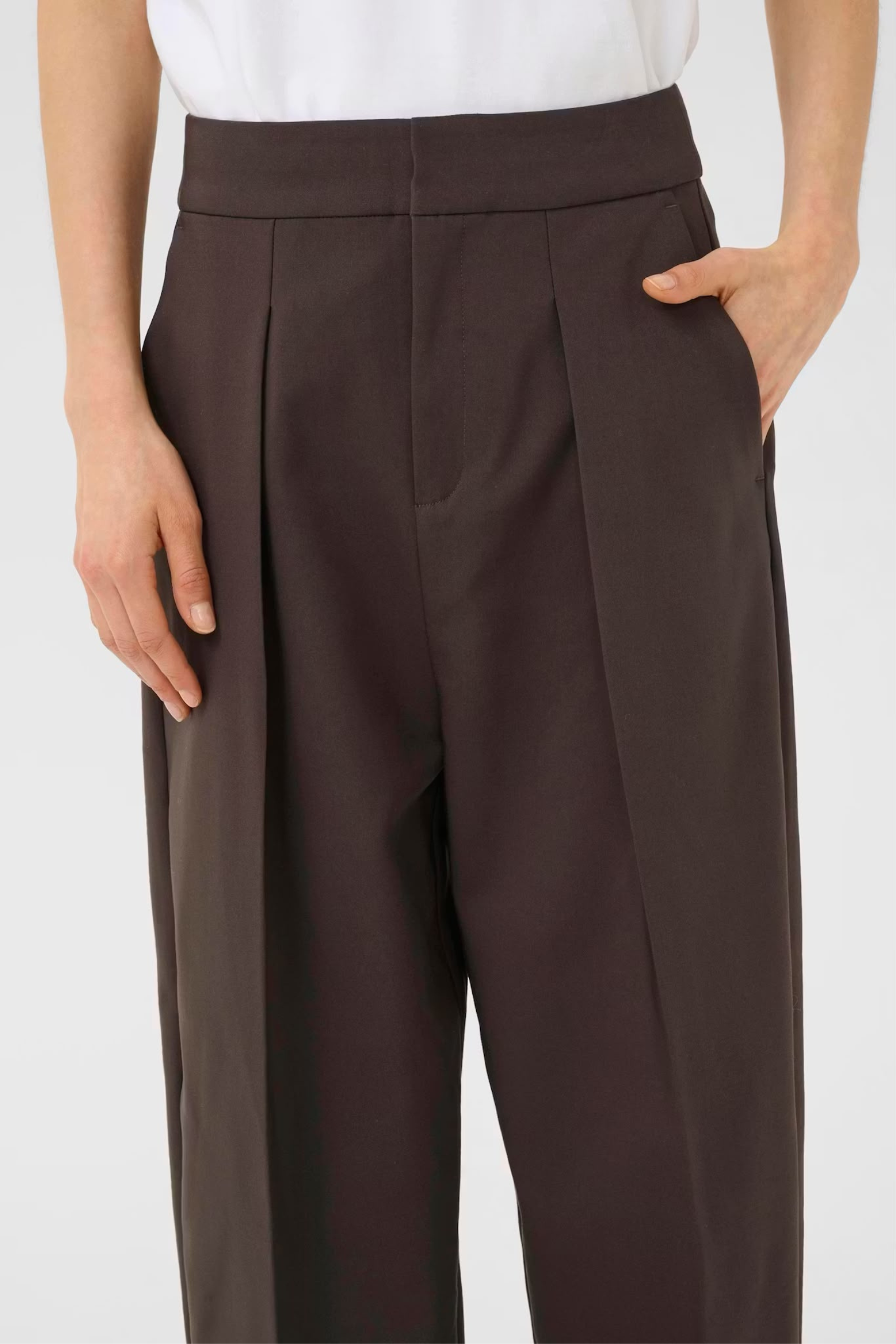 Zella Barrel Pants - Coffee