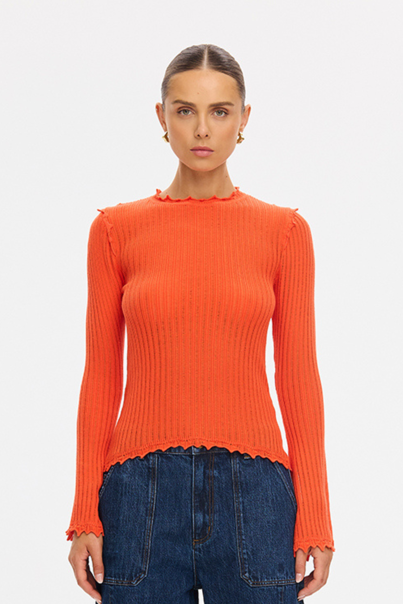 Diana Knit Top - Grapefruit