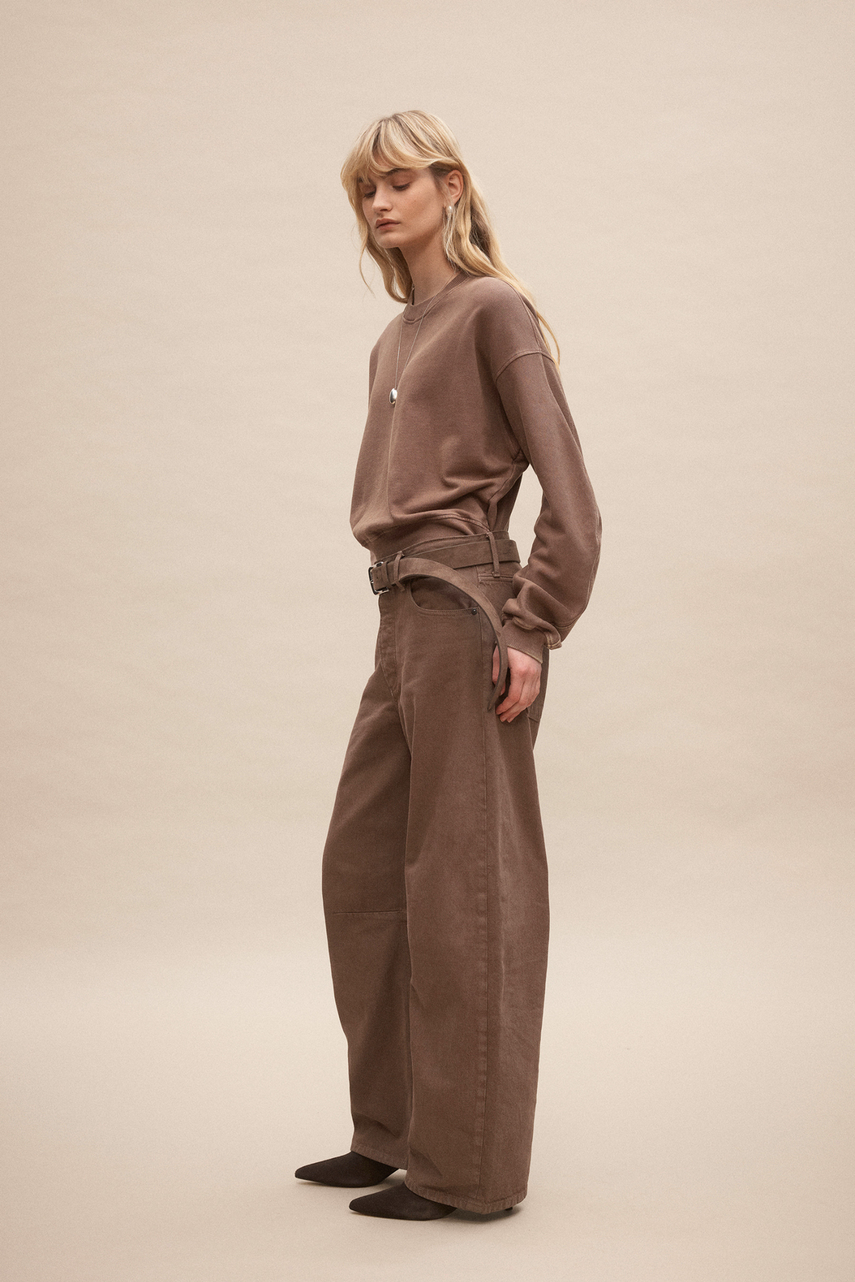 Vera Barrel Jeans - Cinnamon