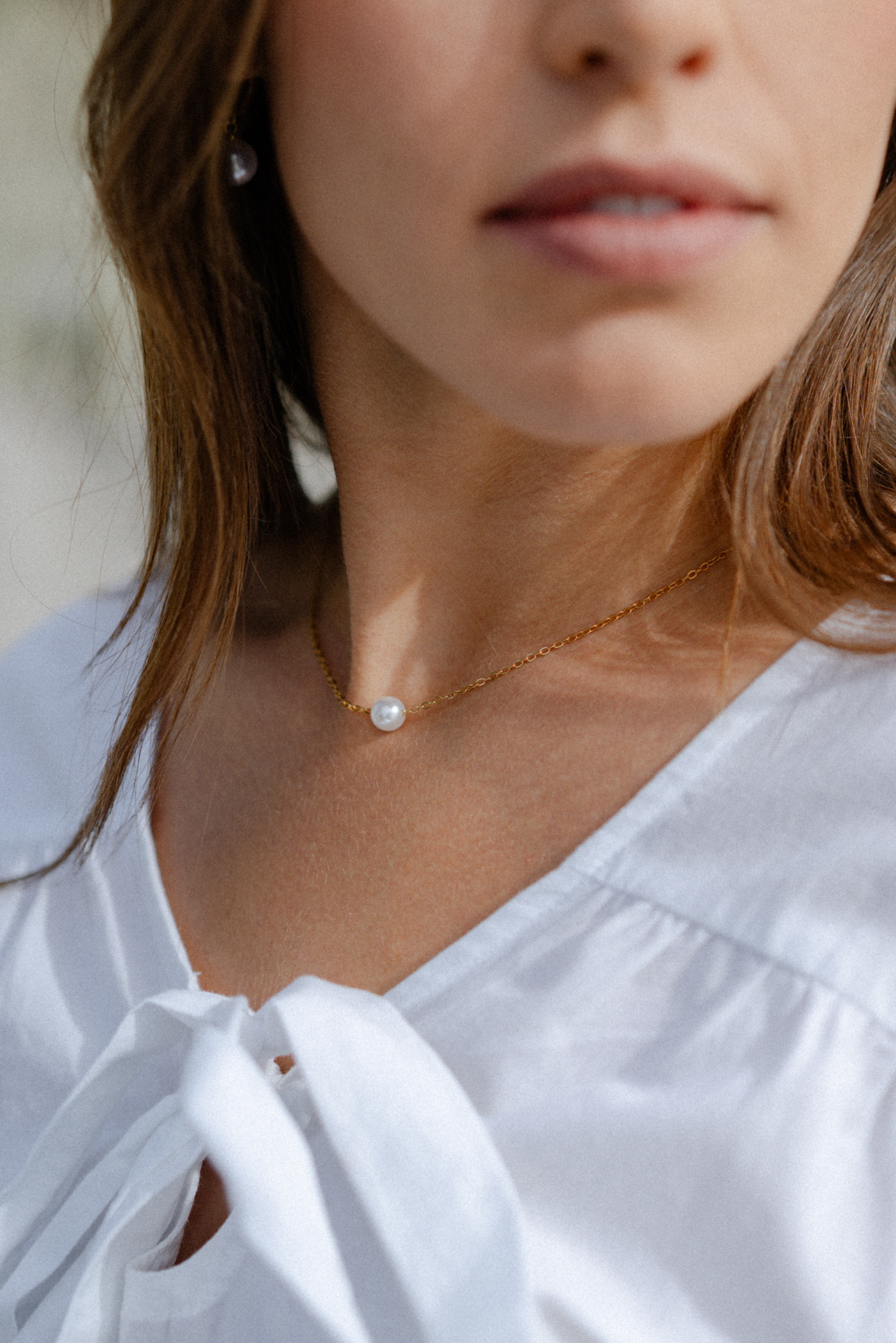 Pearl Necklace - Gold