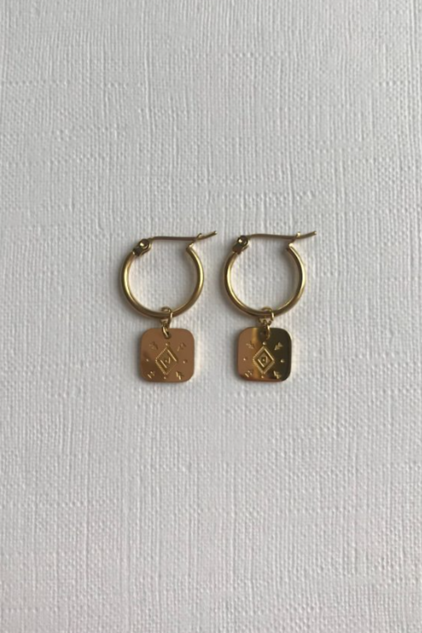 Gypsy Hoop Earrings - Gold