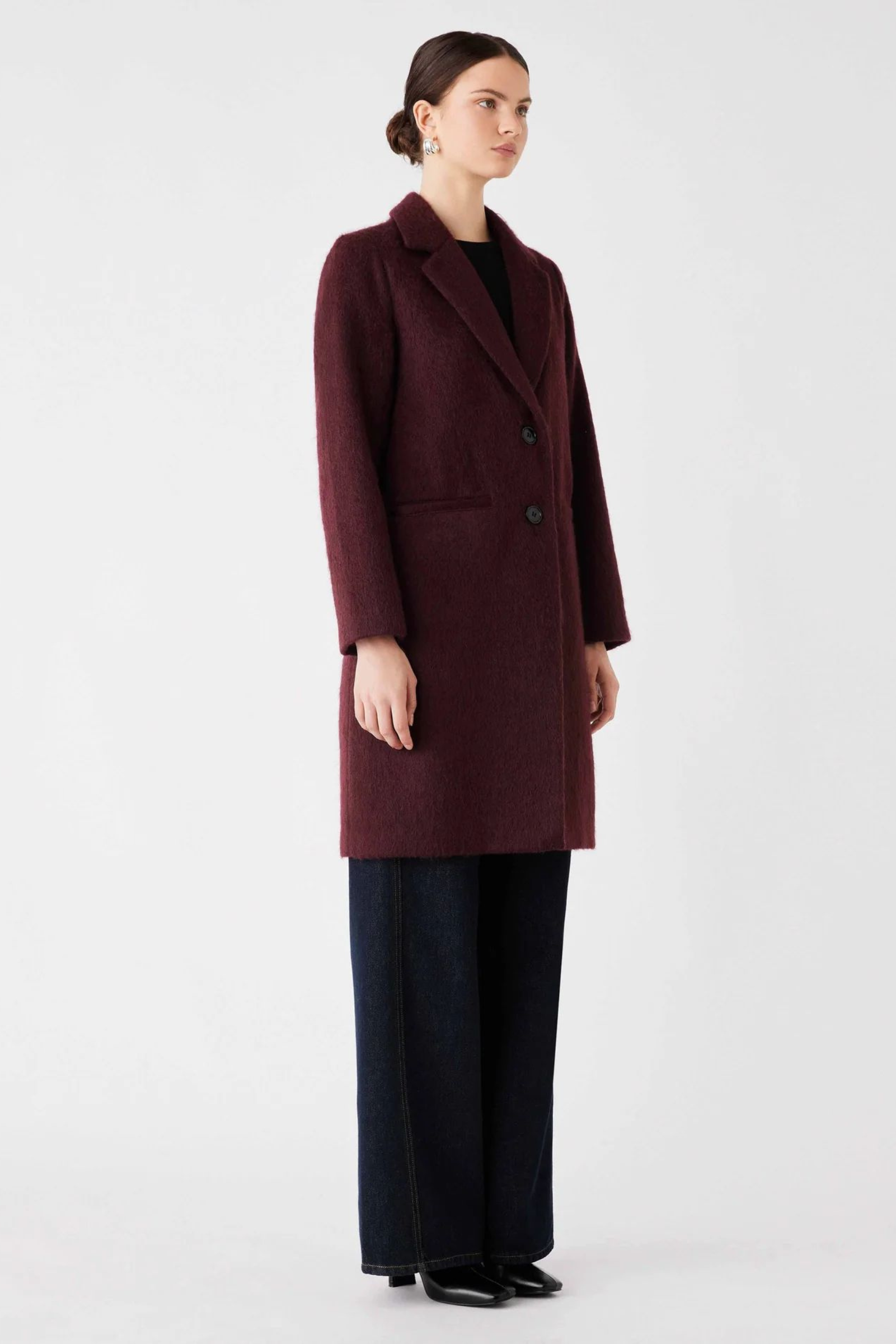 Venice Coat - Wine
