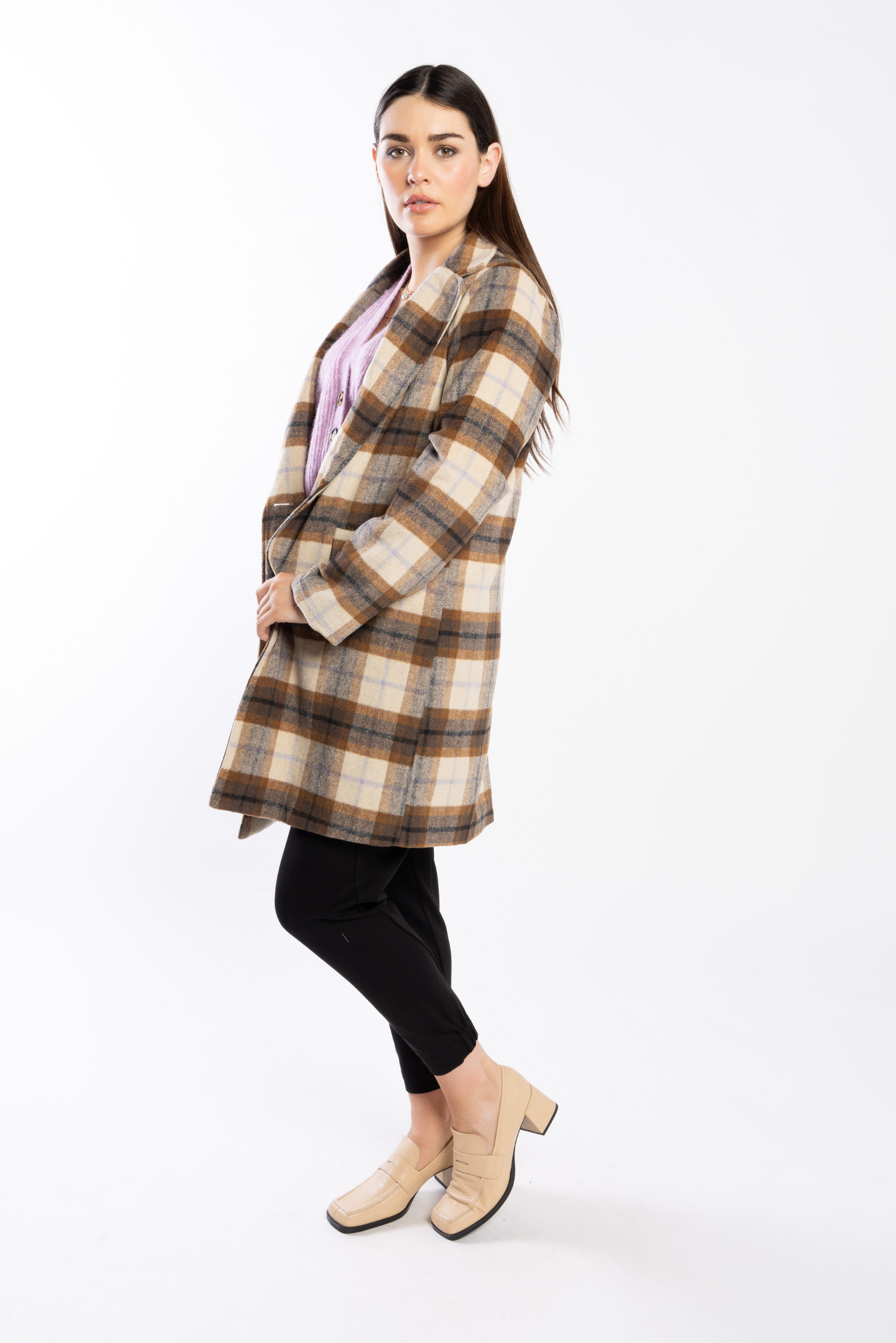 Glacier Coat - Autumn Check