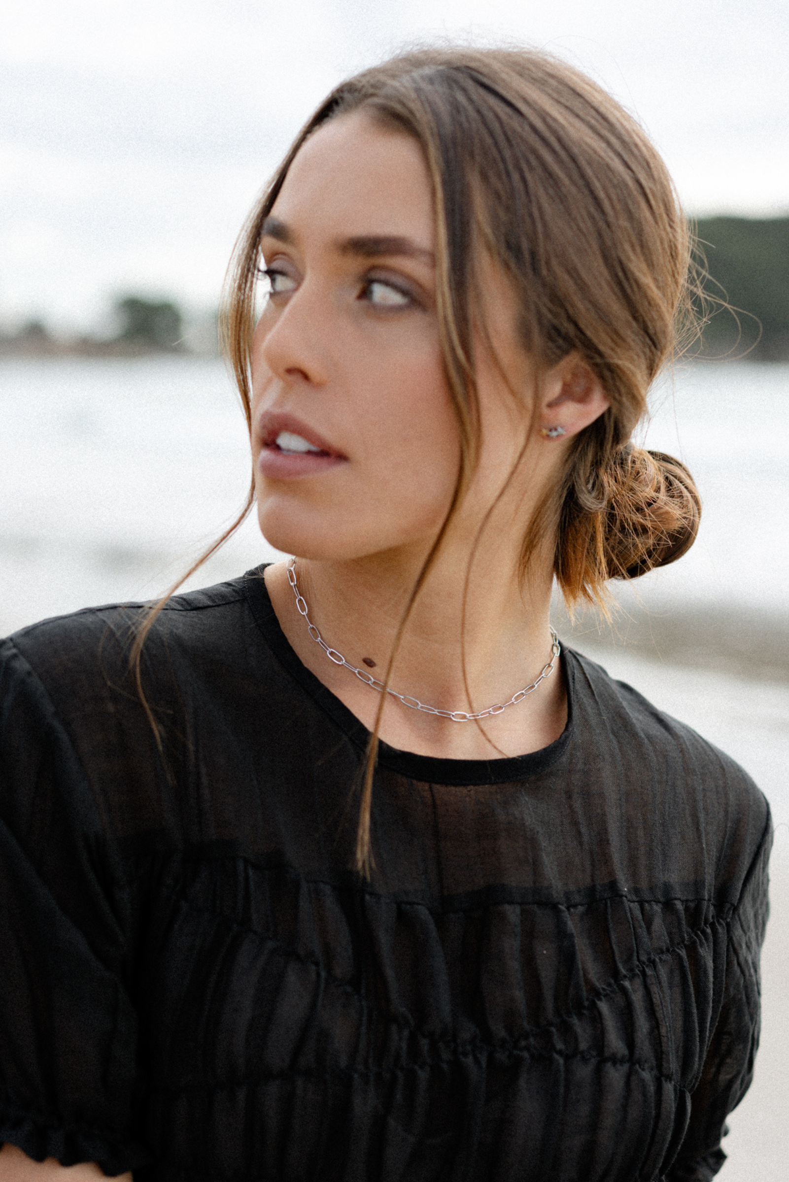 Ava Necklace - Silver