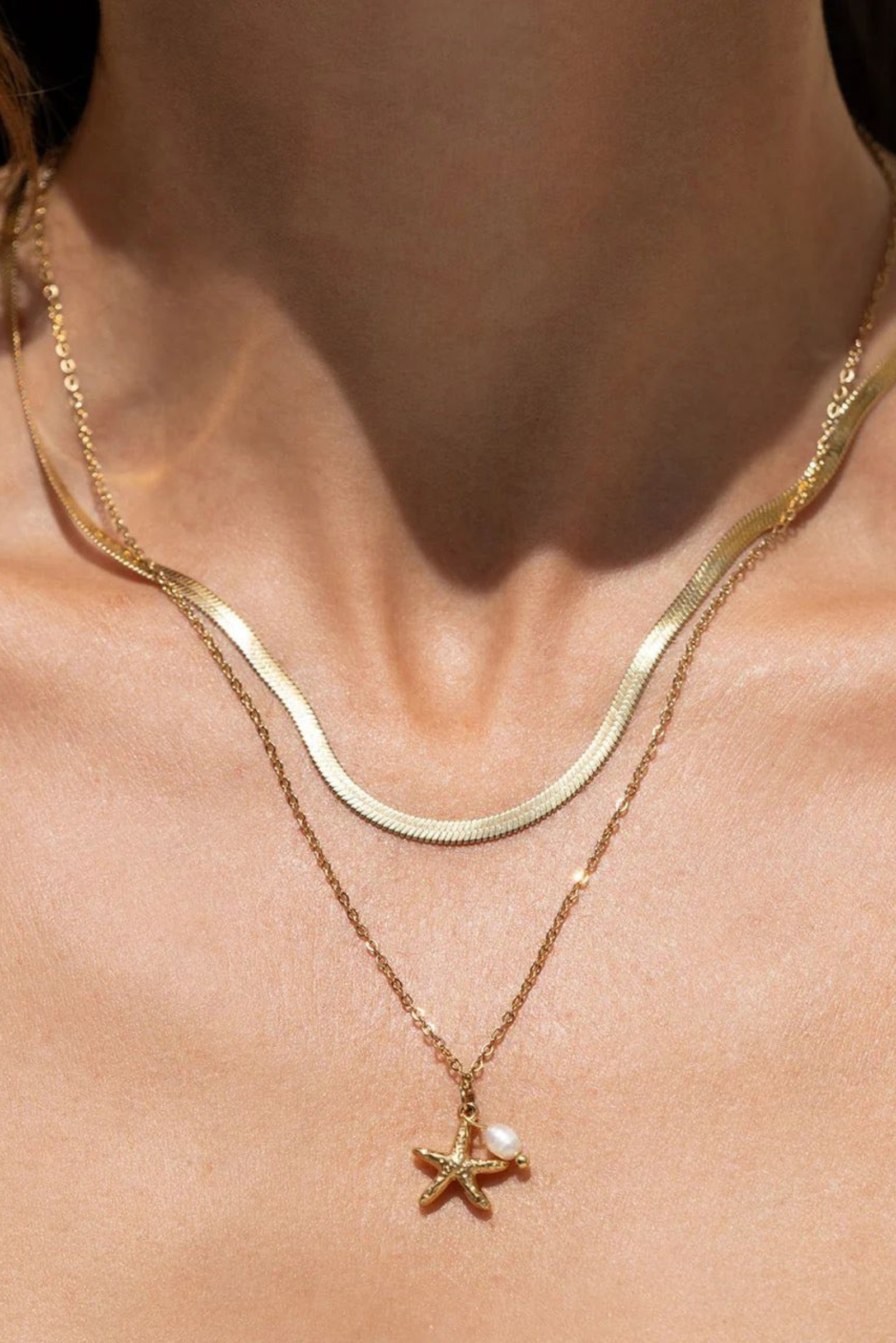 Laguna Pearl Necklace - Gold
