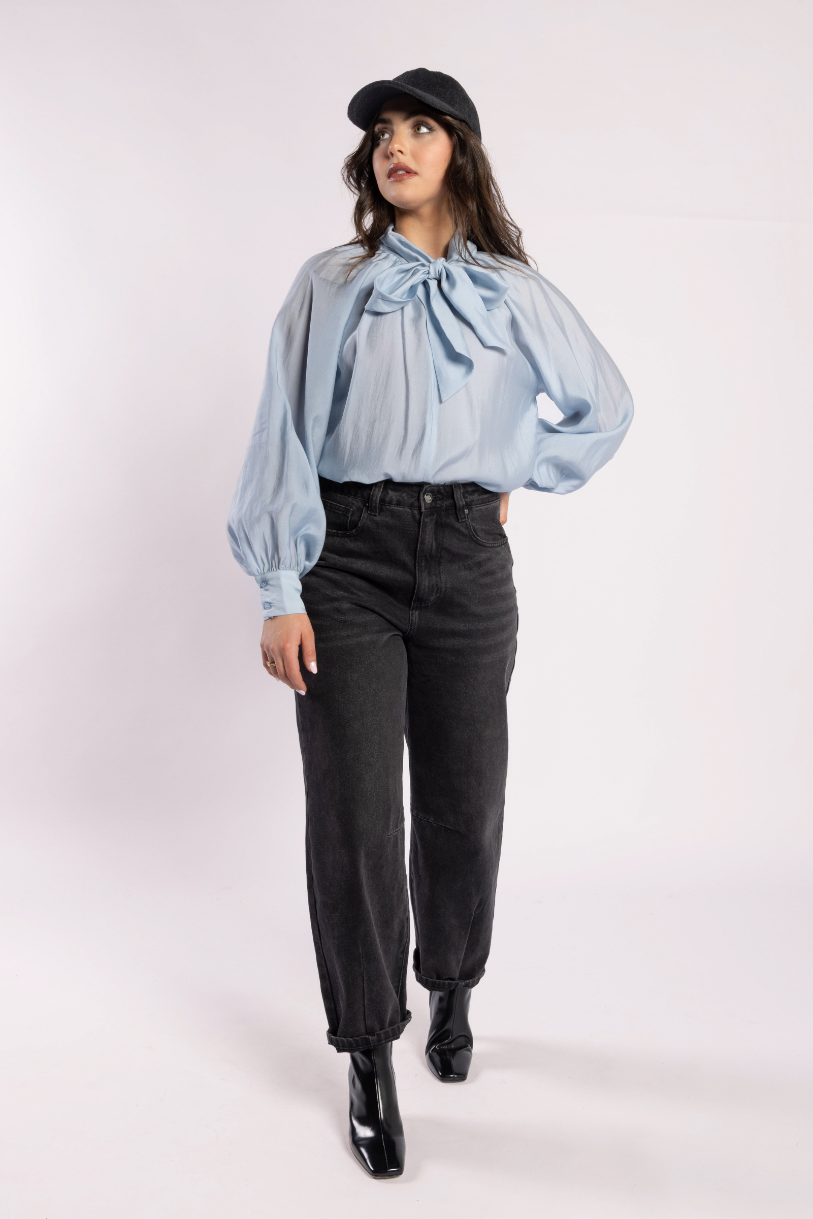 Hay Blouse -Powder Blue
