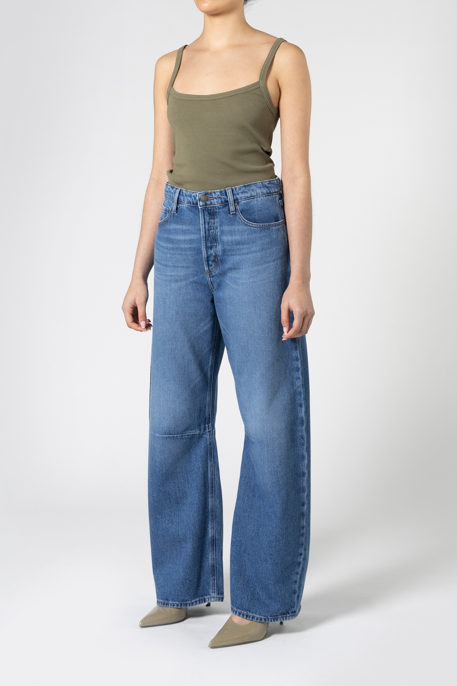 Vera Barrel Leg Jeans - Americana