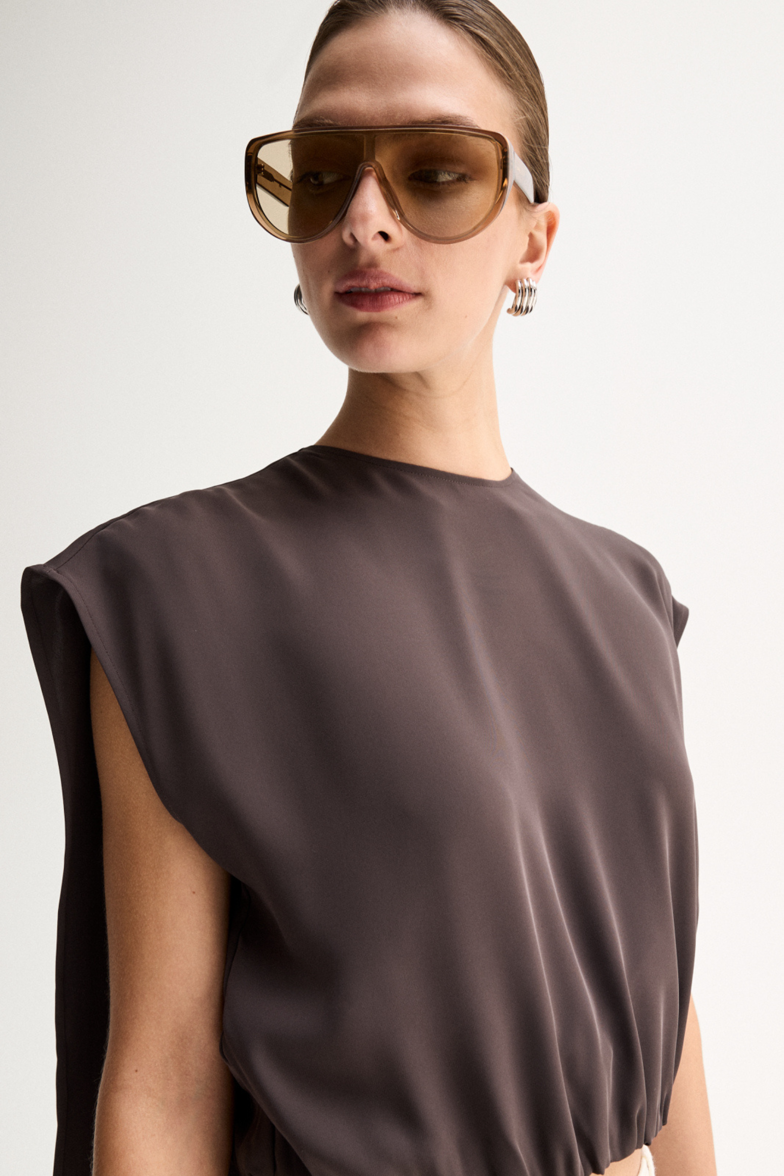 Harper Cape Top - Slate