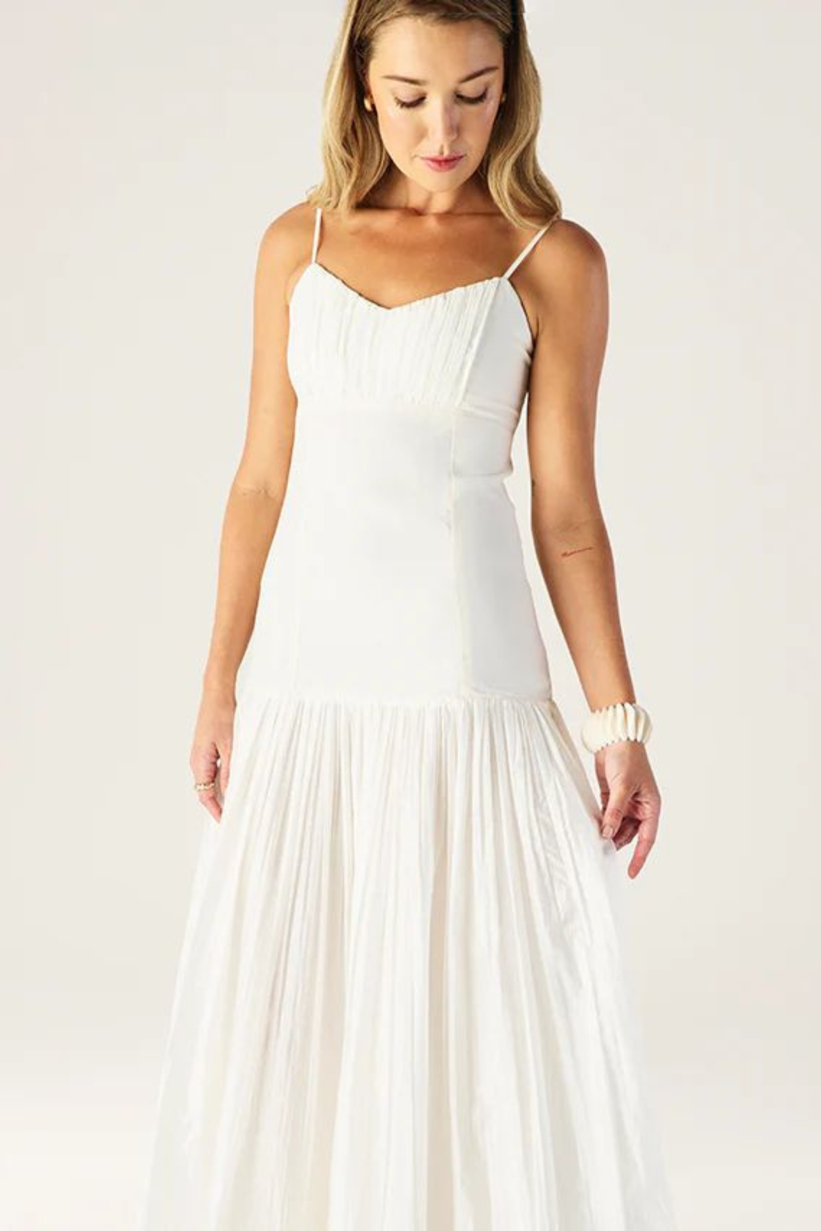 Serafina Maxi Dress - Ecru