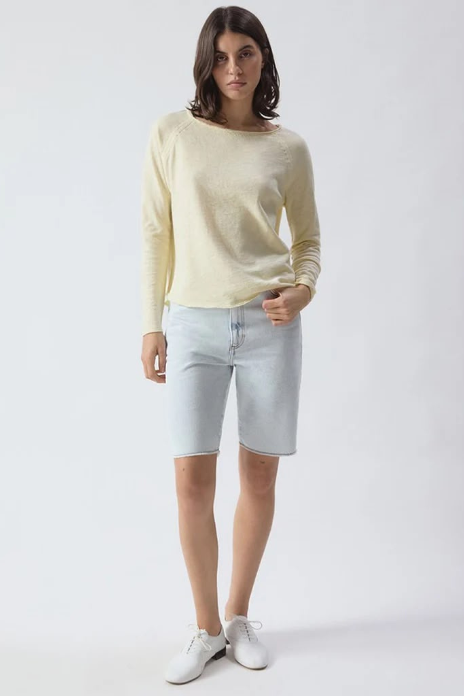 Sonoma L/S Tee - Vanilla