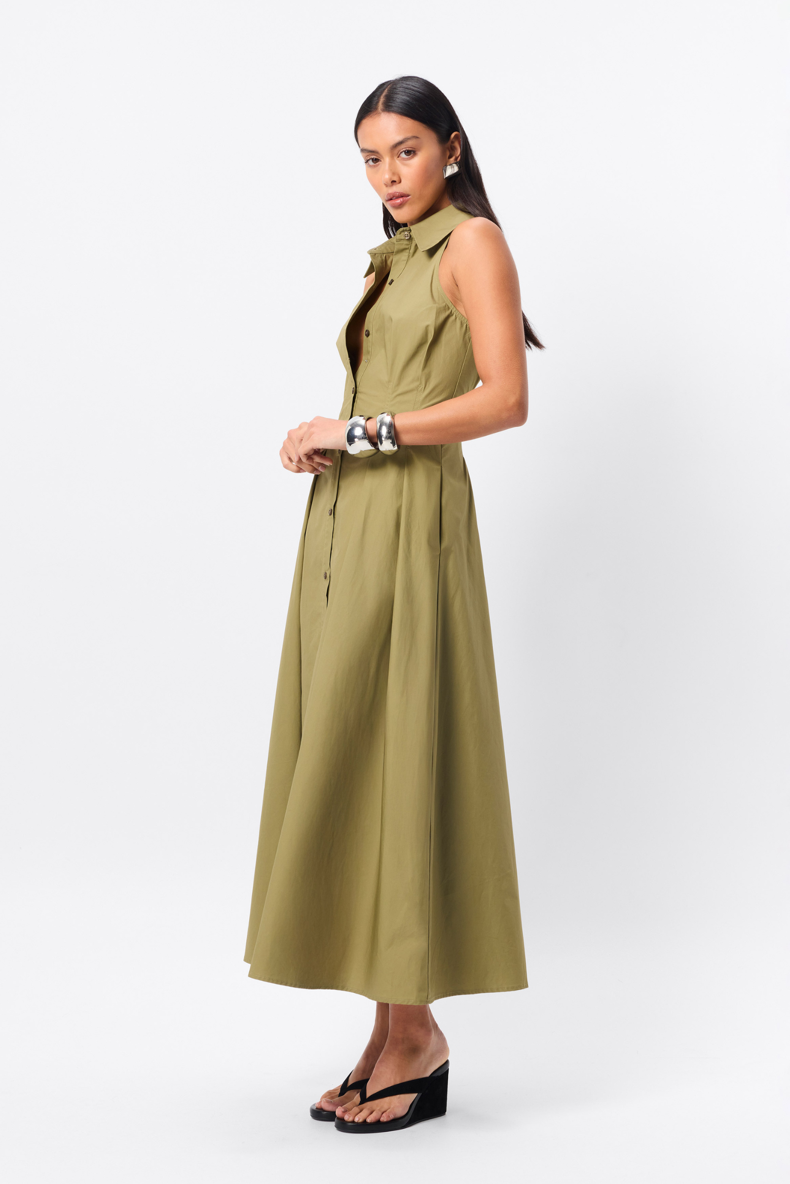 Roam Dress - Olive