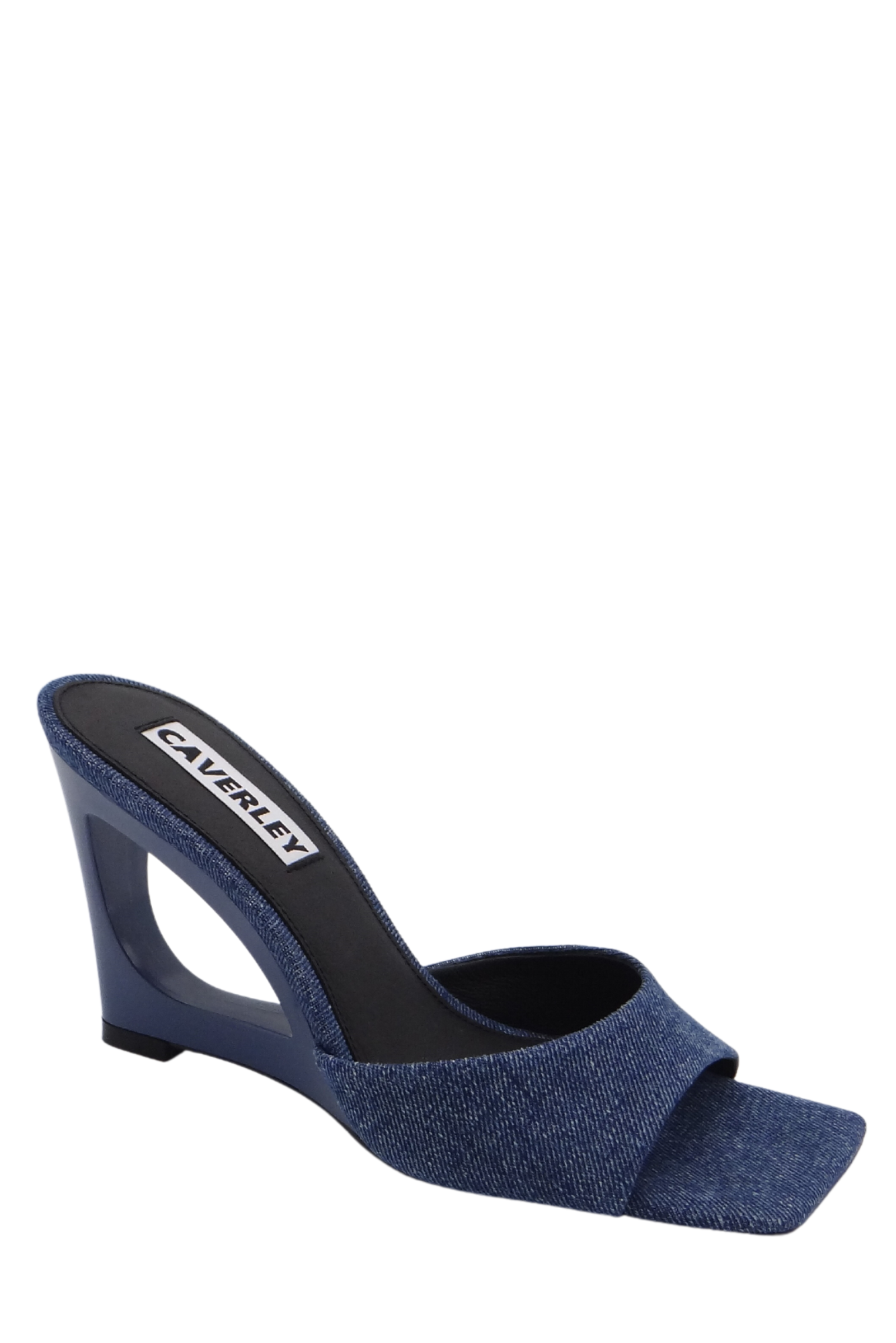 Caverley Ozi Wedge- Dark Denim