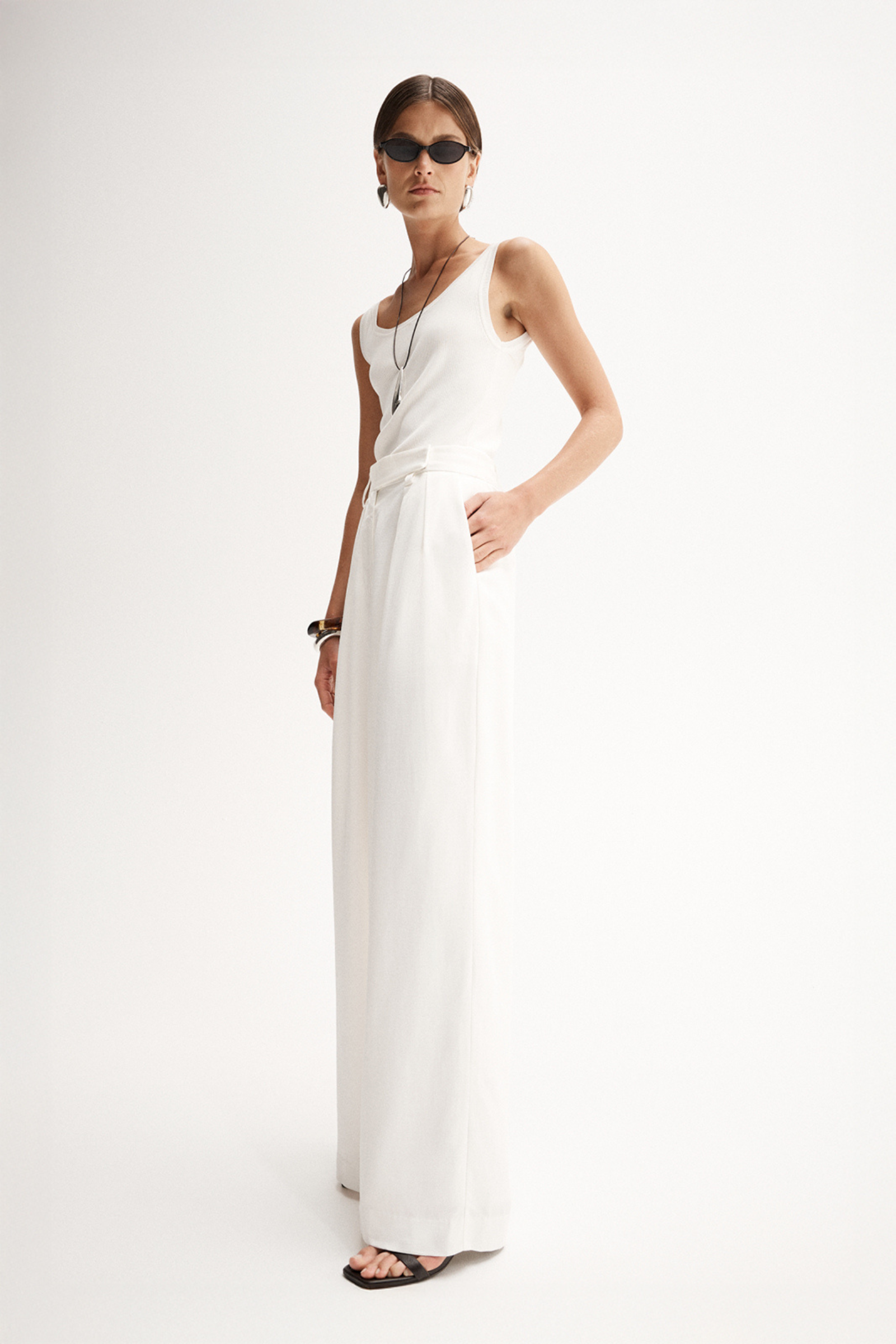 Isabella Pants - White