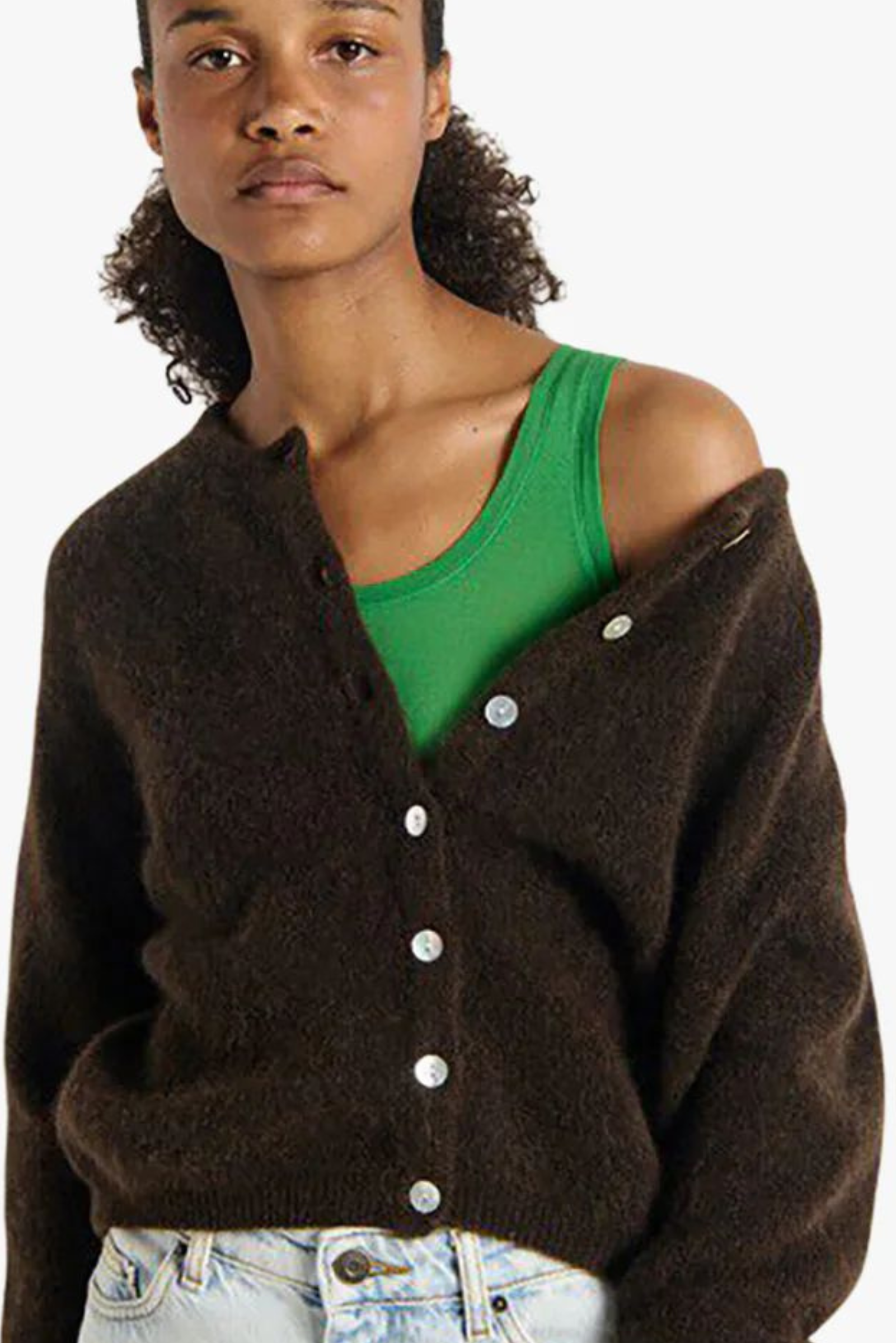 Vitow Cardigan - Coffee Melange