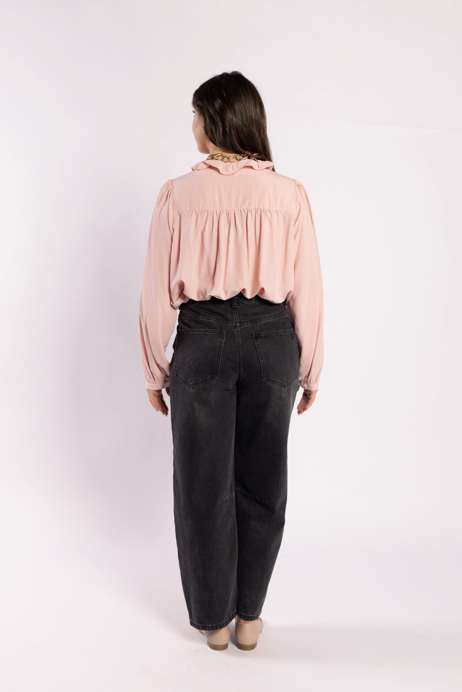 C'est La Vive Blouse - Dusky Pink