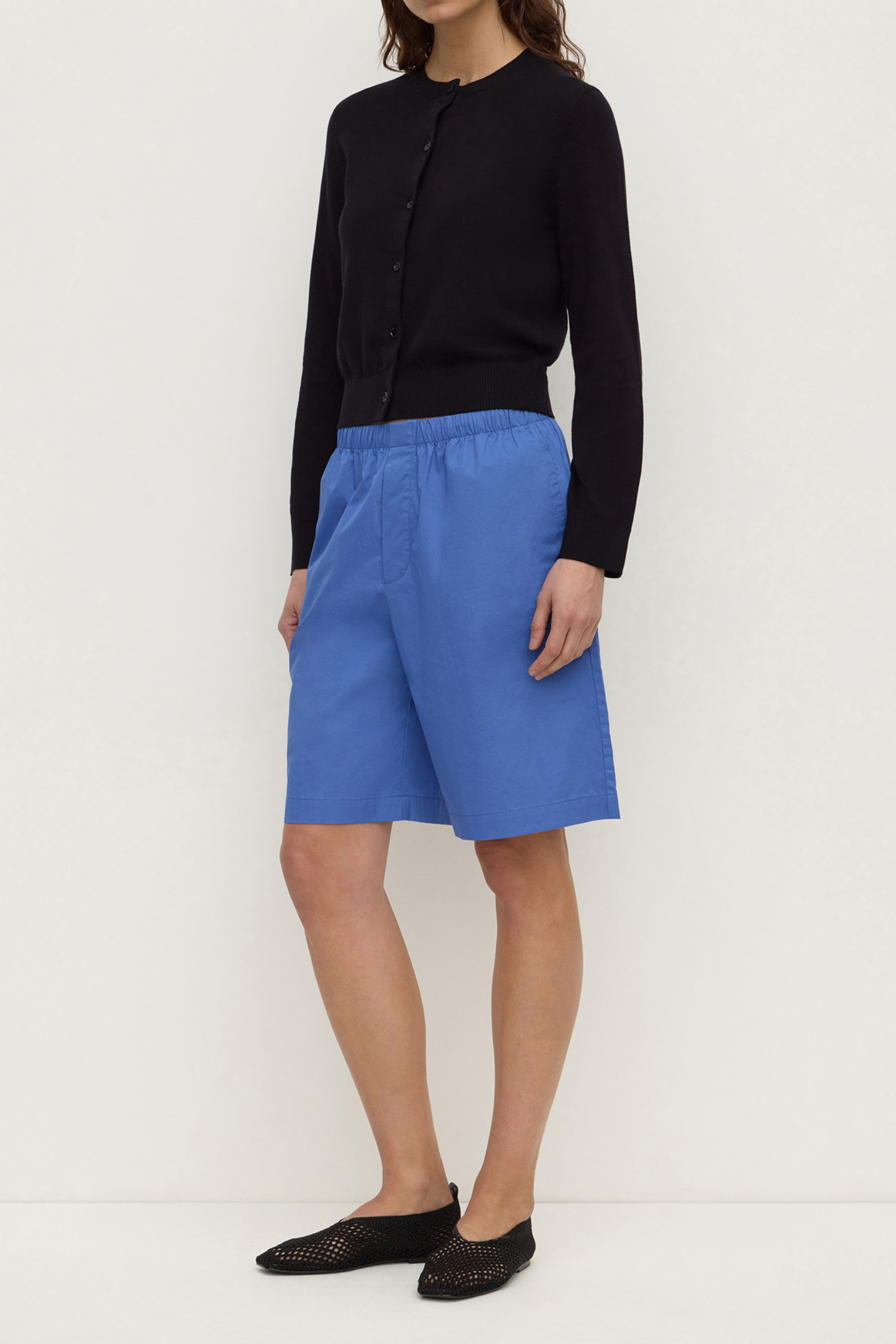 Orina Cotton Cashmere Cardigan - Black