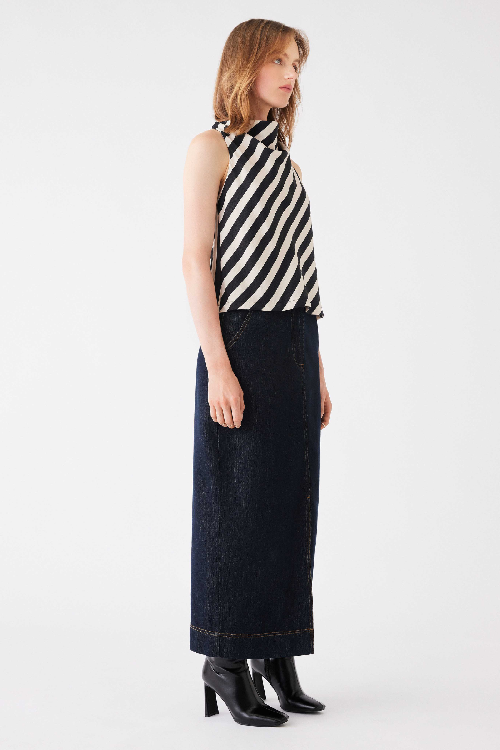 Mercury Stripe Top