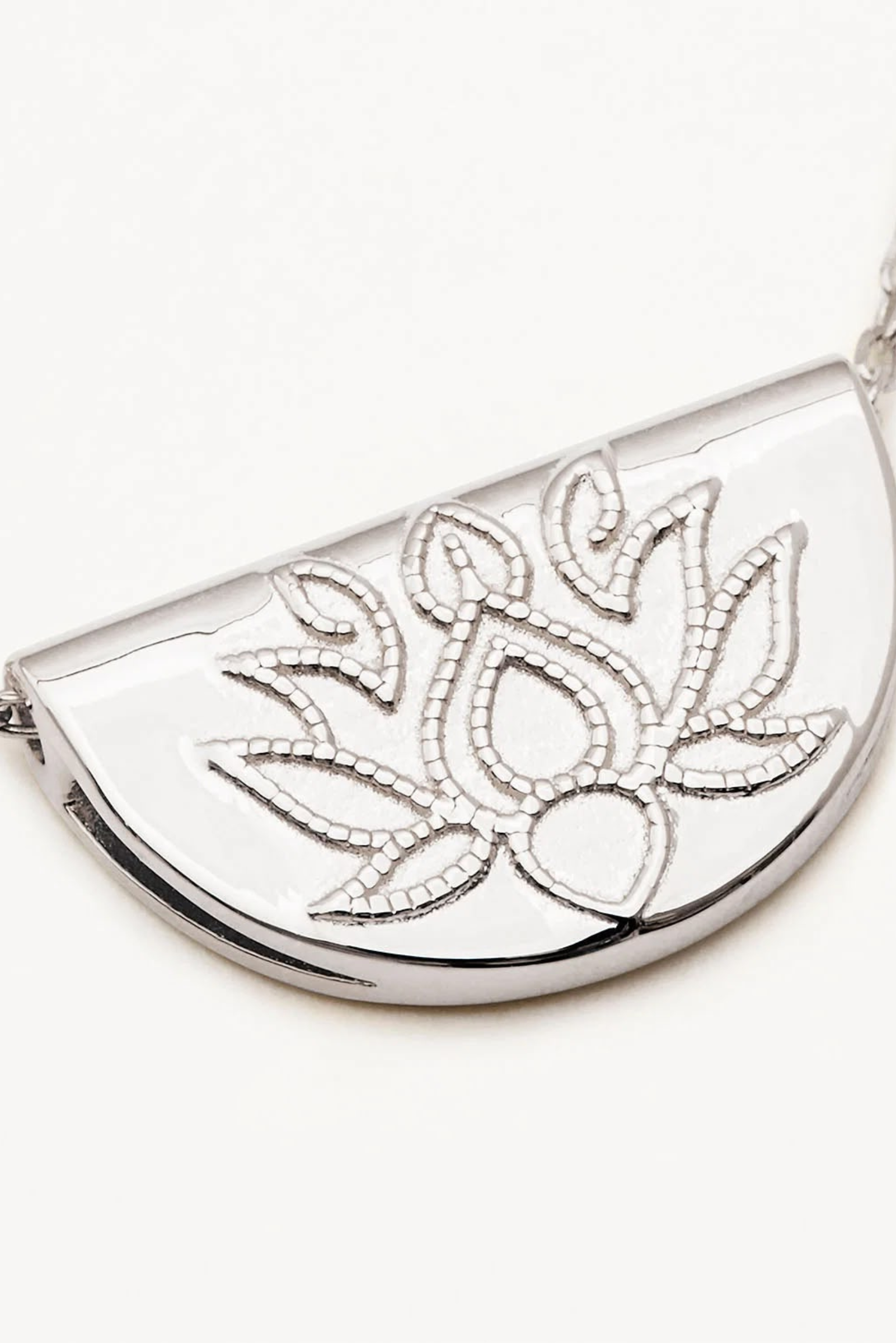 Lotus Necklace - Sterling Silver
