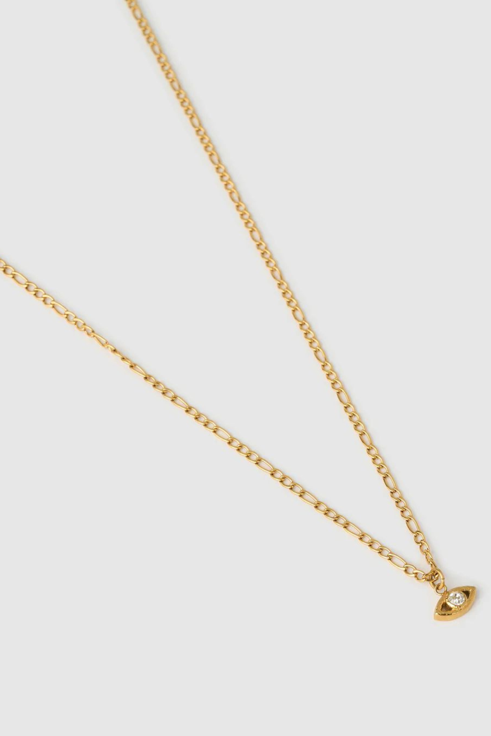 Golden Eye Necklace - Gold