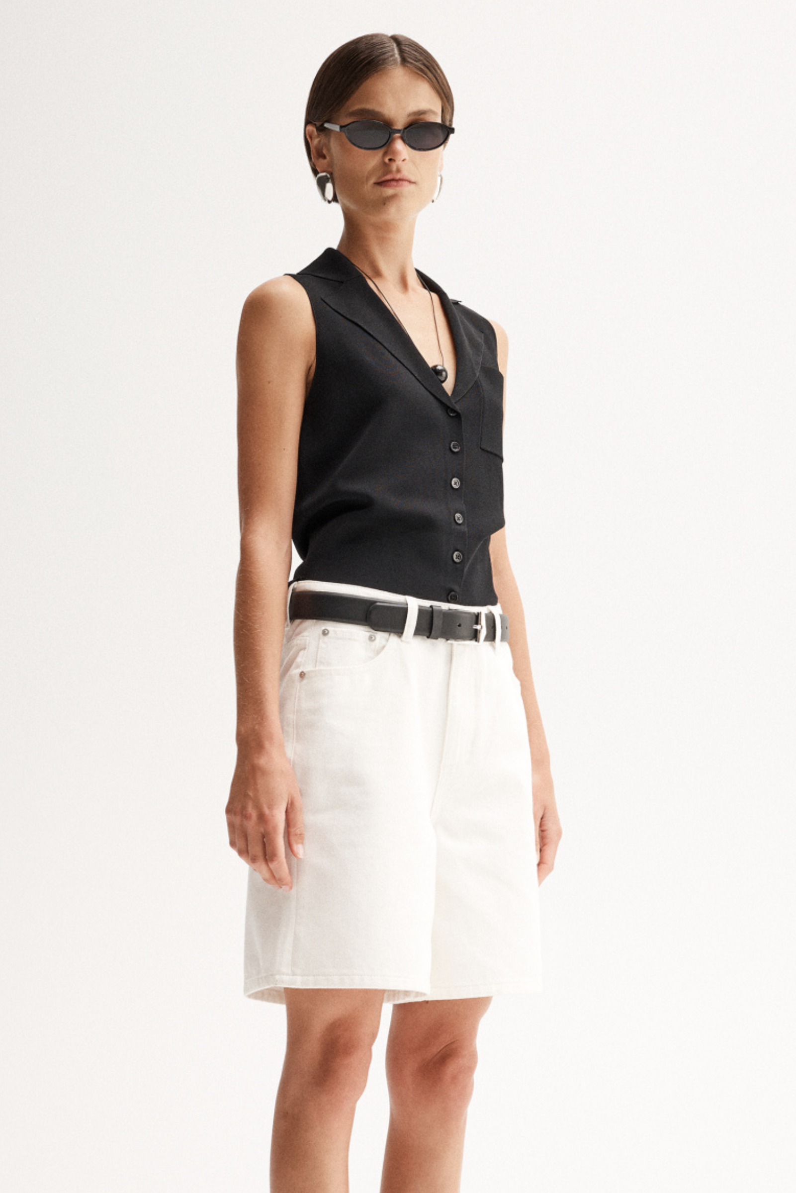 Sinclair Knit Vest - Black