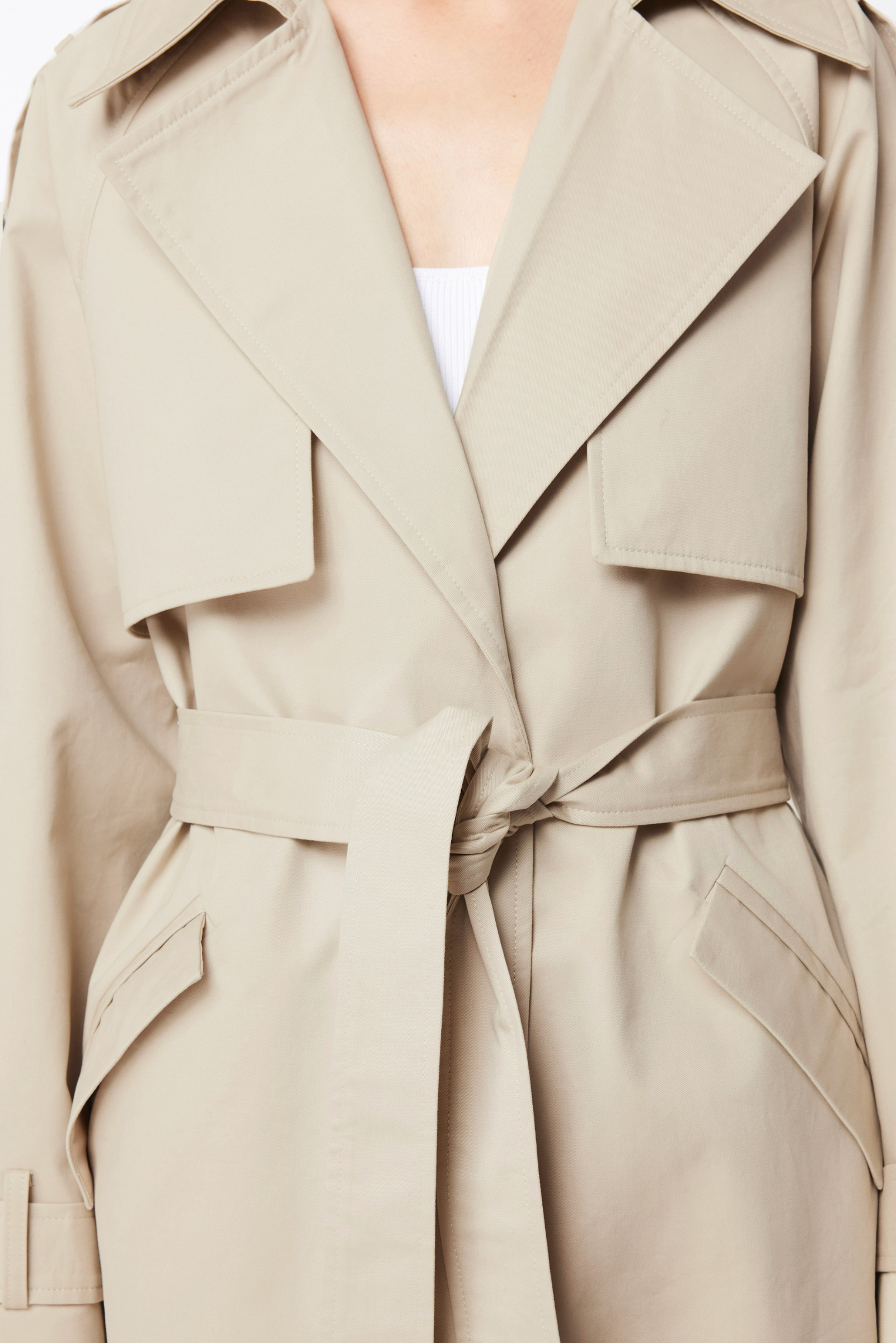 Franklin Trench Coat - Natural