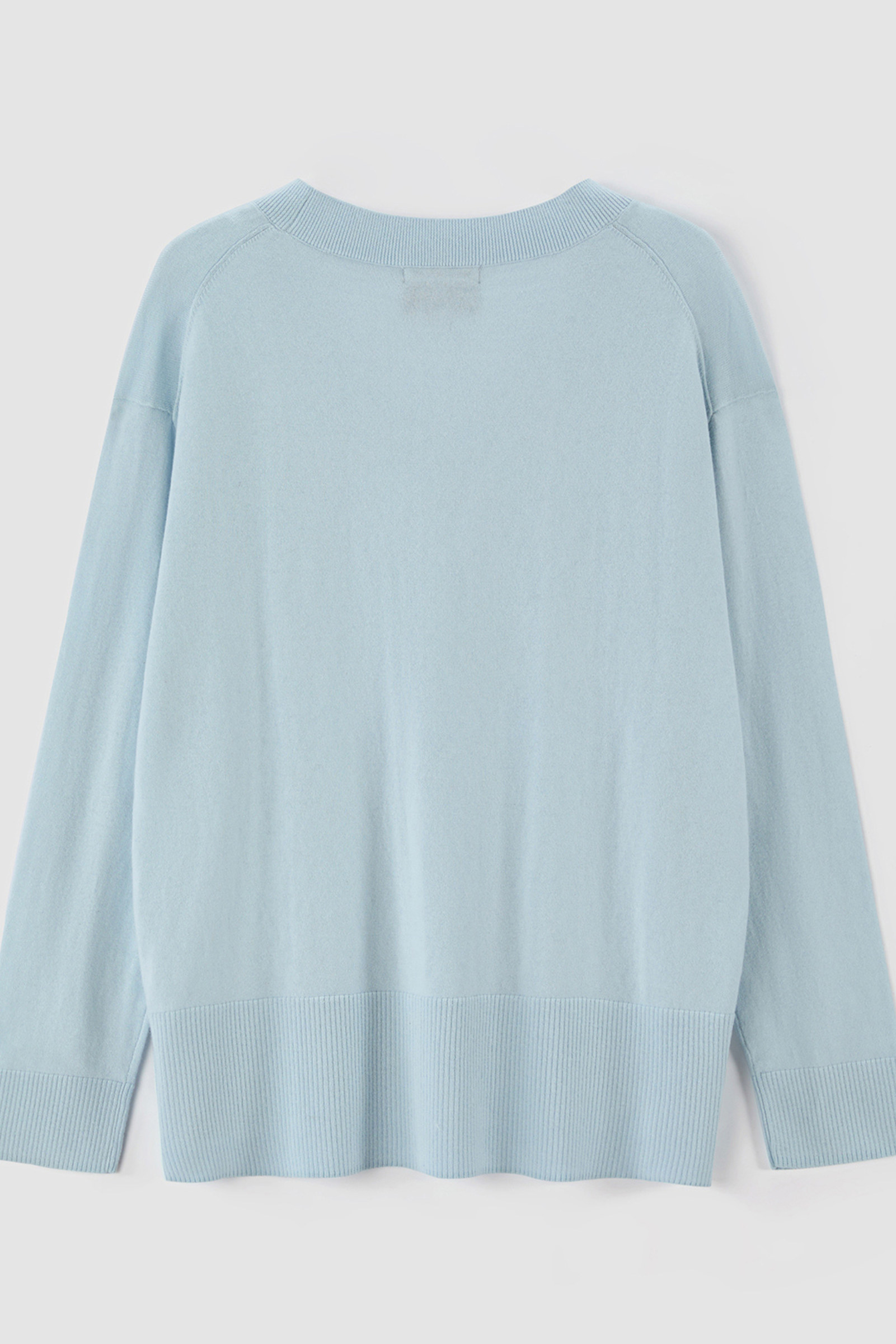 Long Line V Neck N.2404 - Sea Spray