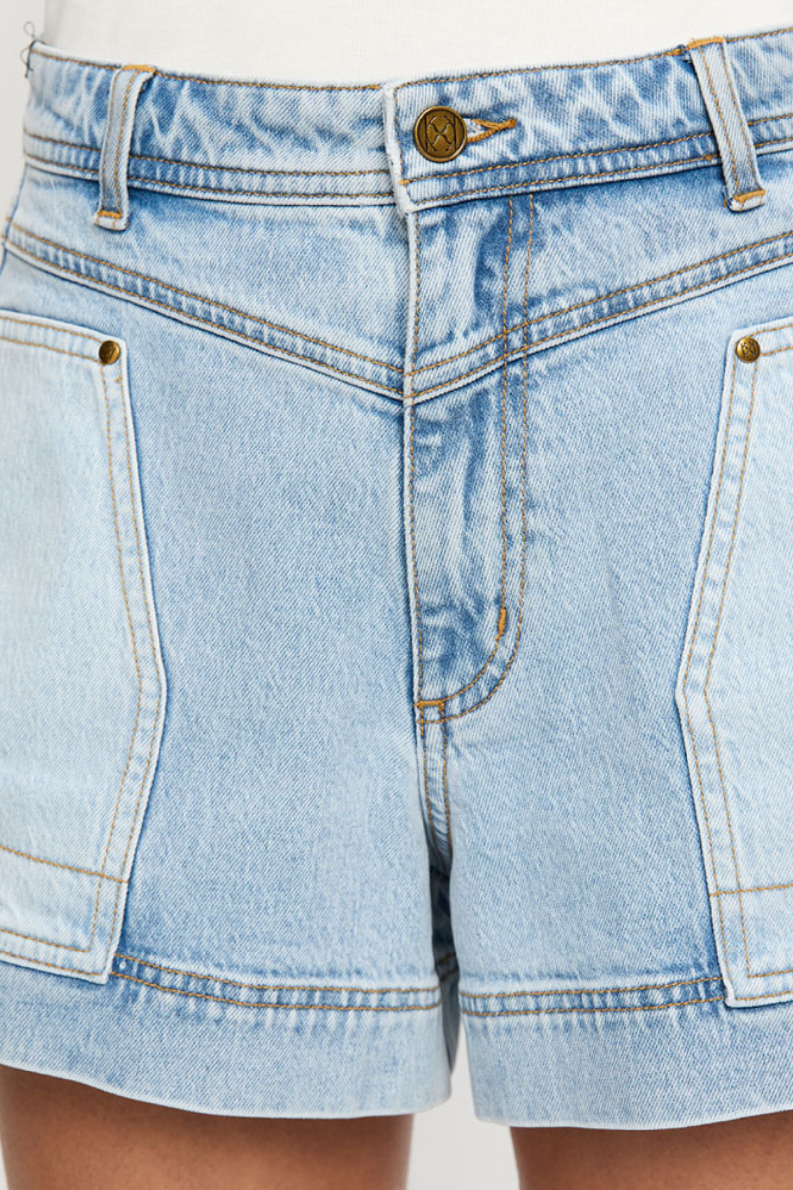 Florence Denim Shorts - Blue