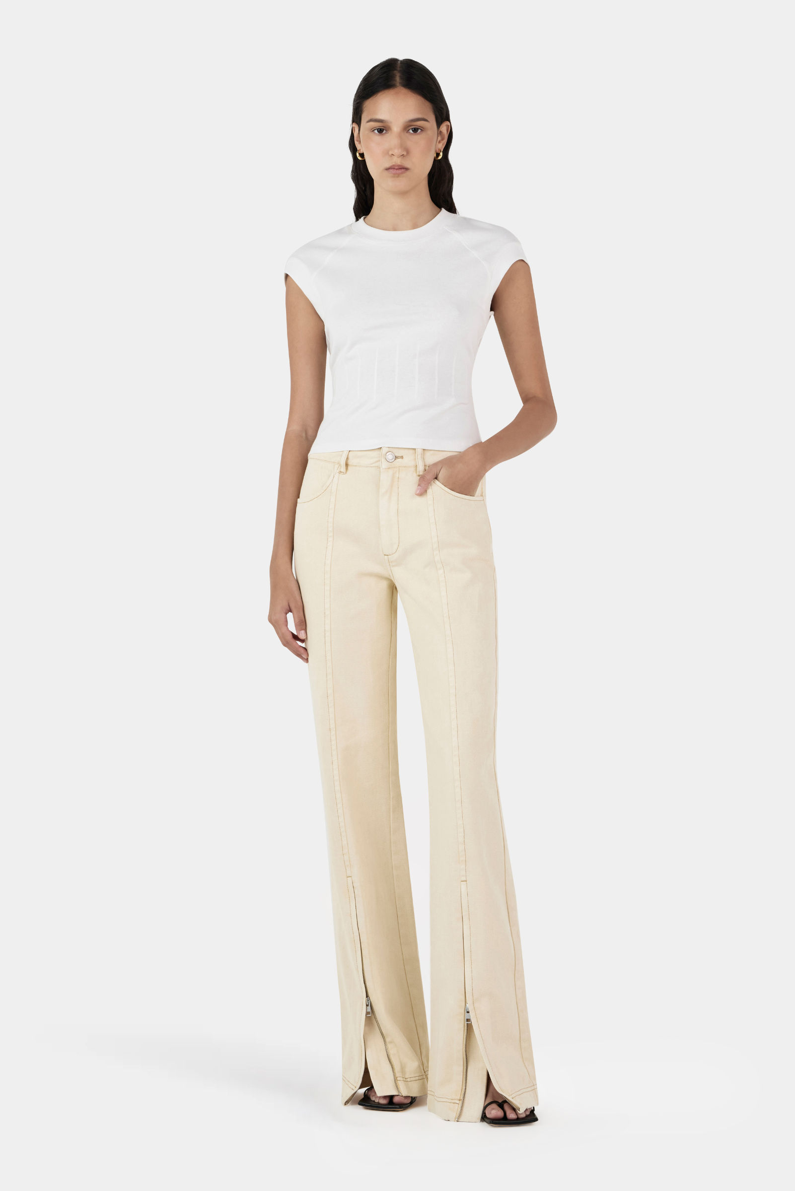 Gigi Baby Tee - White