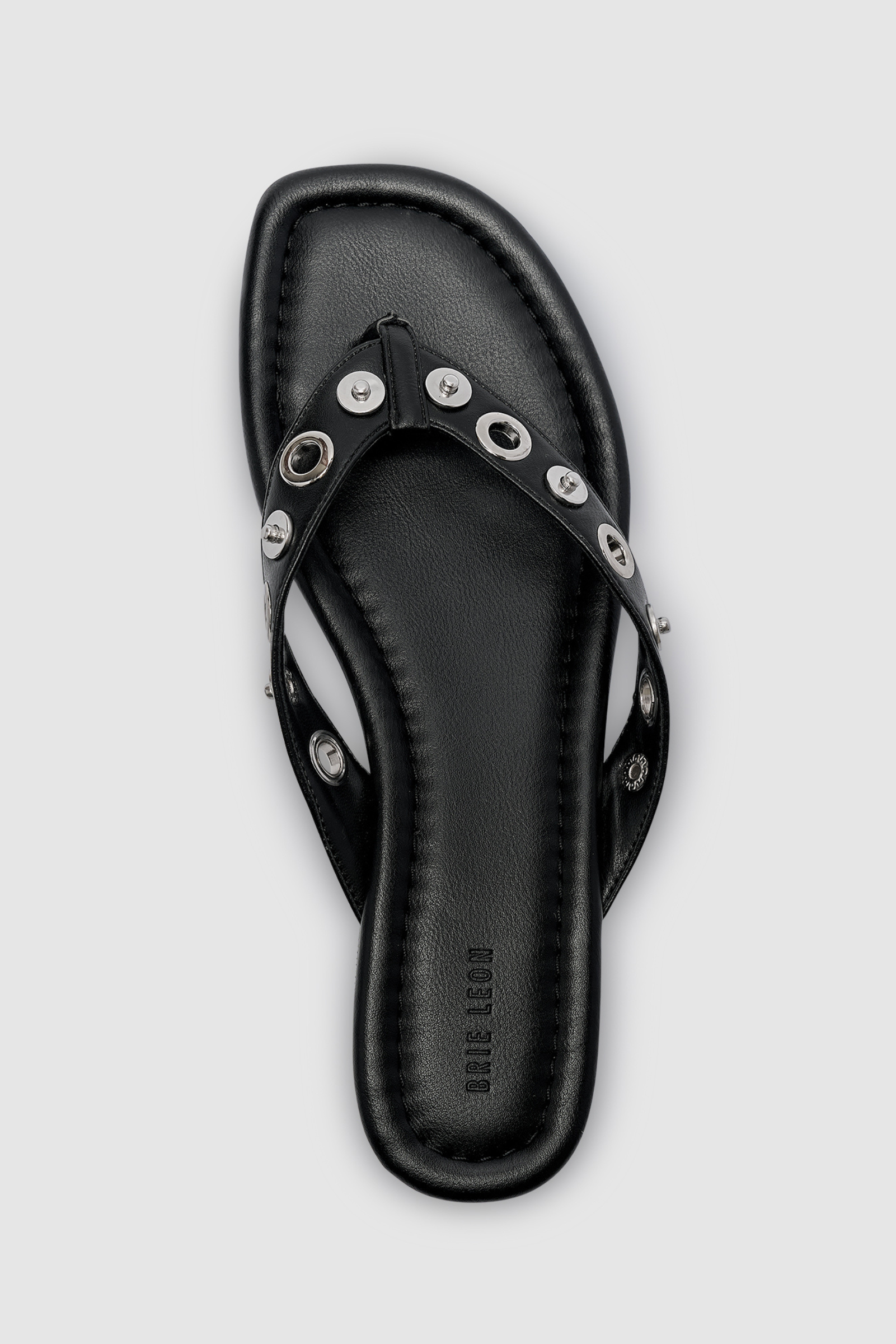 Eyelet Sandal - Black