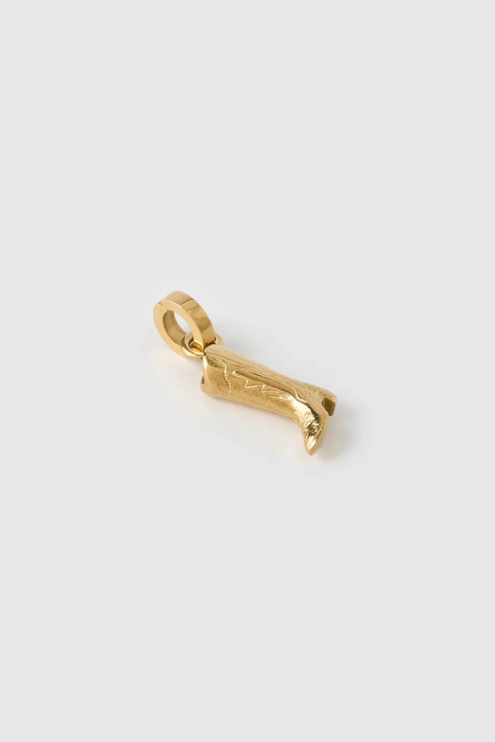 Cowboy Boot Charm - Gold