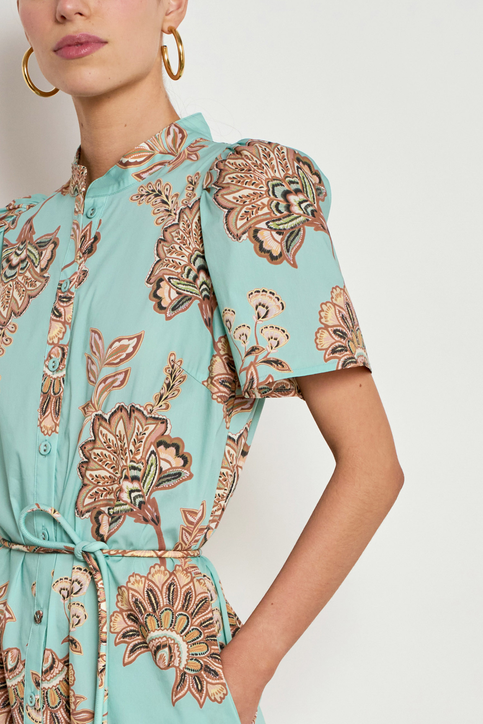 Quote Dress - Mint Kgari