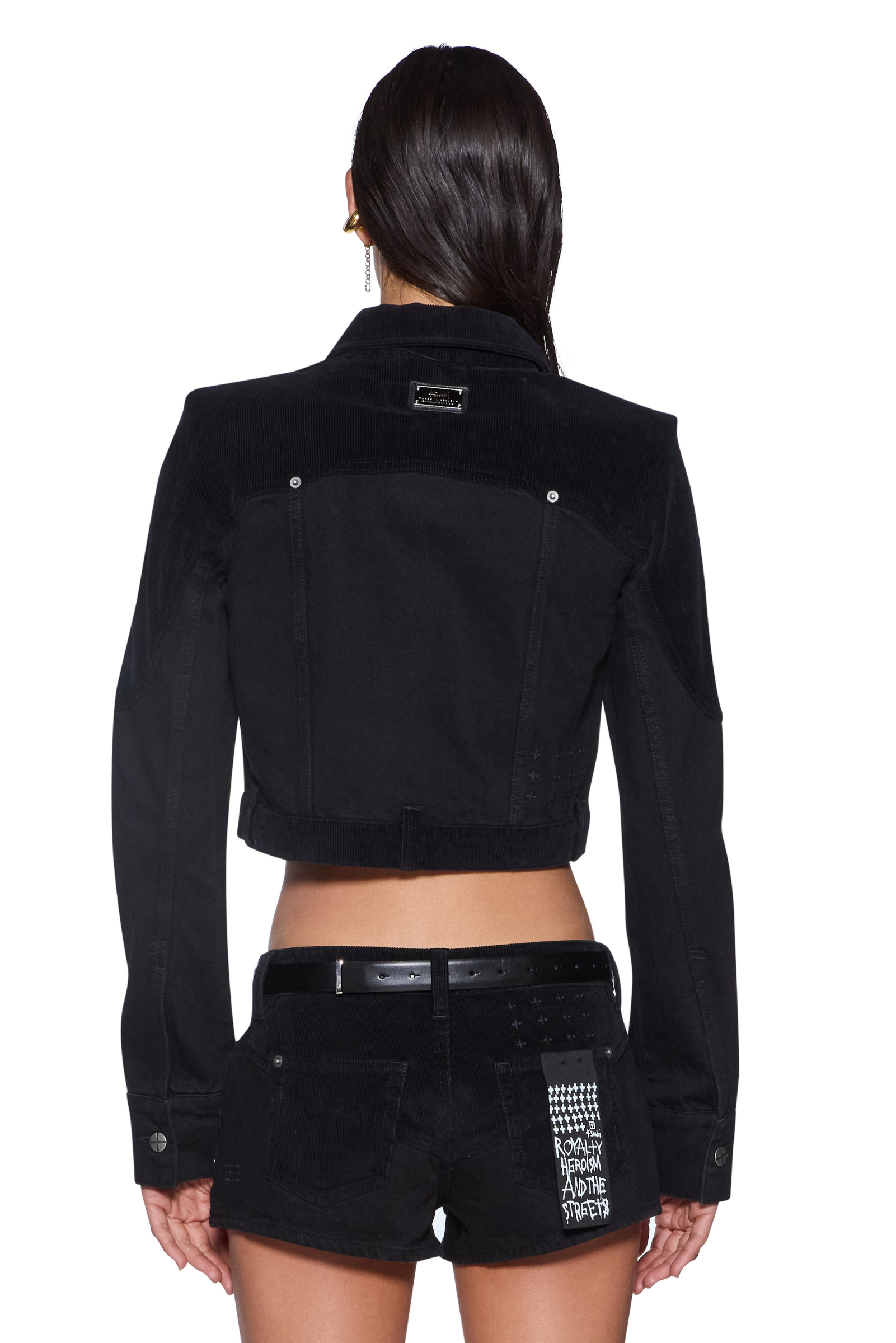 Slim Trucker Jacket - Saloon Black